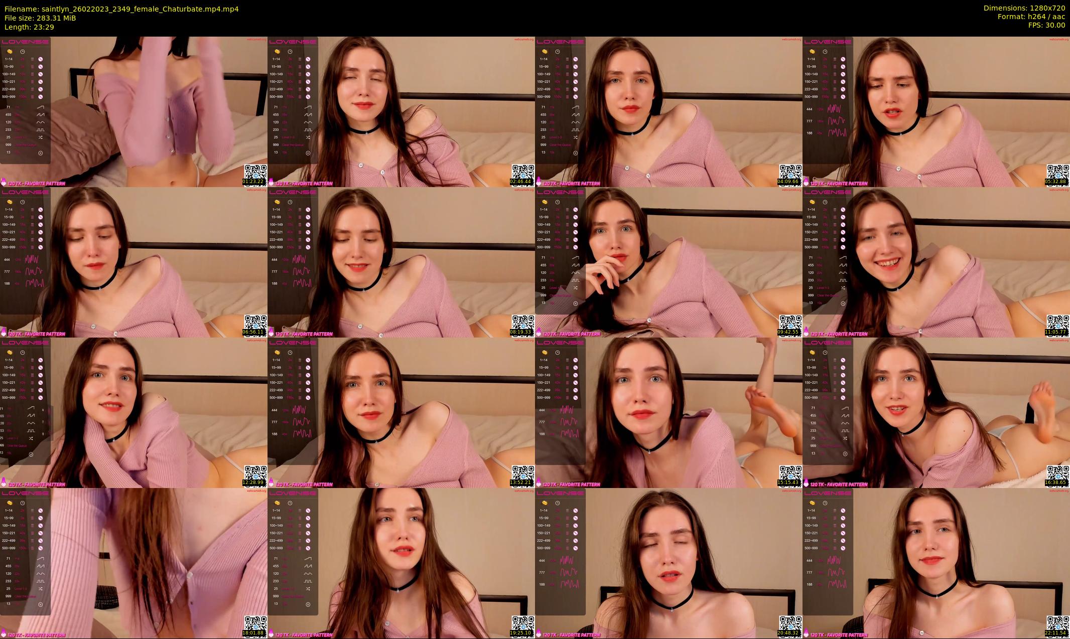 saintlyn — 24 minute Chaturbate female cam show recording, 720p, Feb 26, 2023