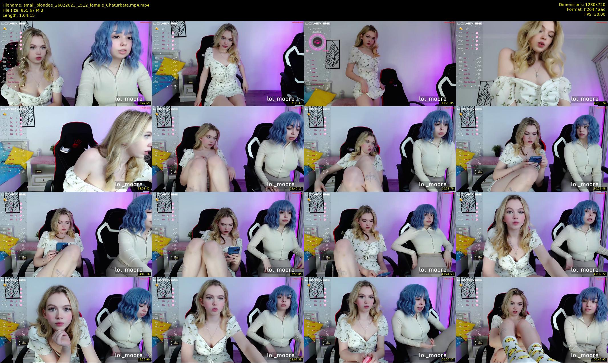 small_blondee — 65 minute Chaturbate female cam show recording, 720p, Feb 26, 2023