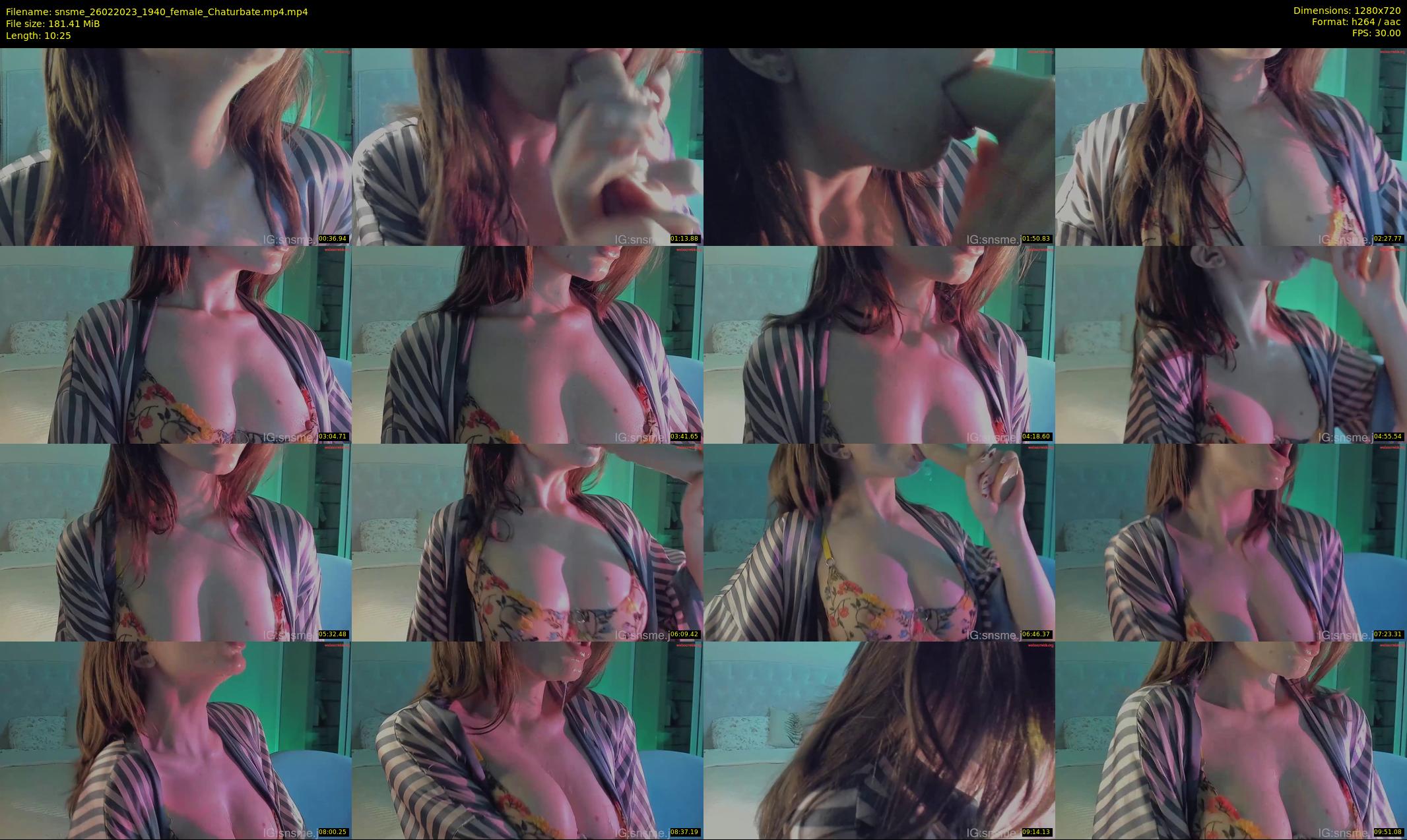 snsme — 11 minute Chaturbate female cam show recording, 720p, Feb 26, 2023