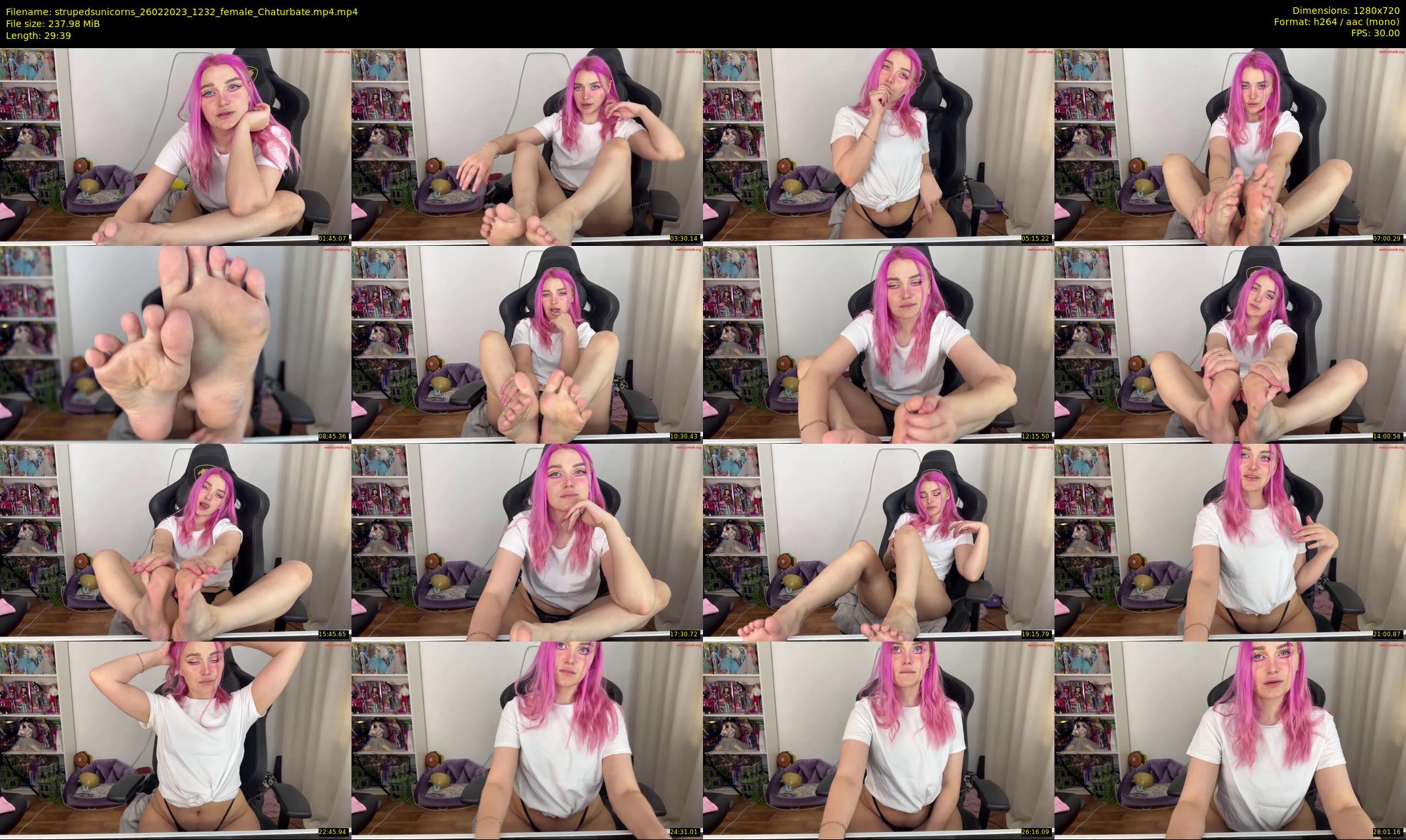 strupedsunicorns — 30 minute Chaturbate couple cam show recording, 720p, Feb 26, 2023