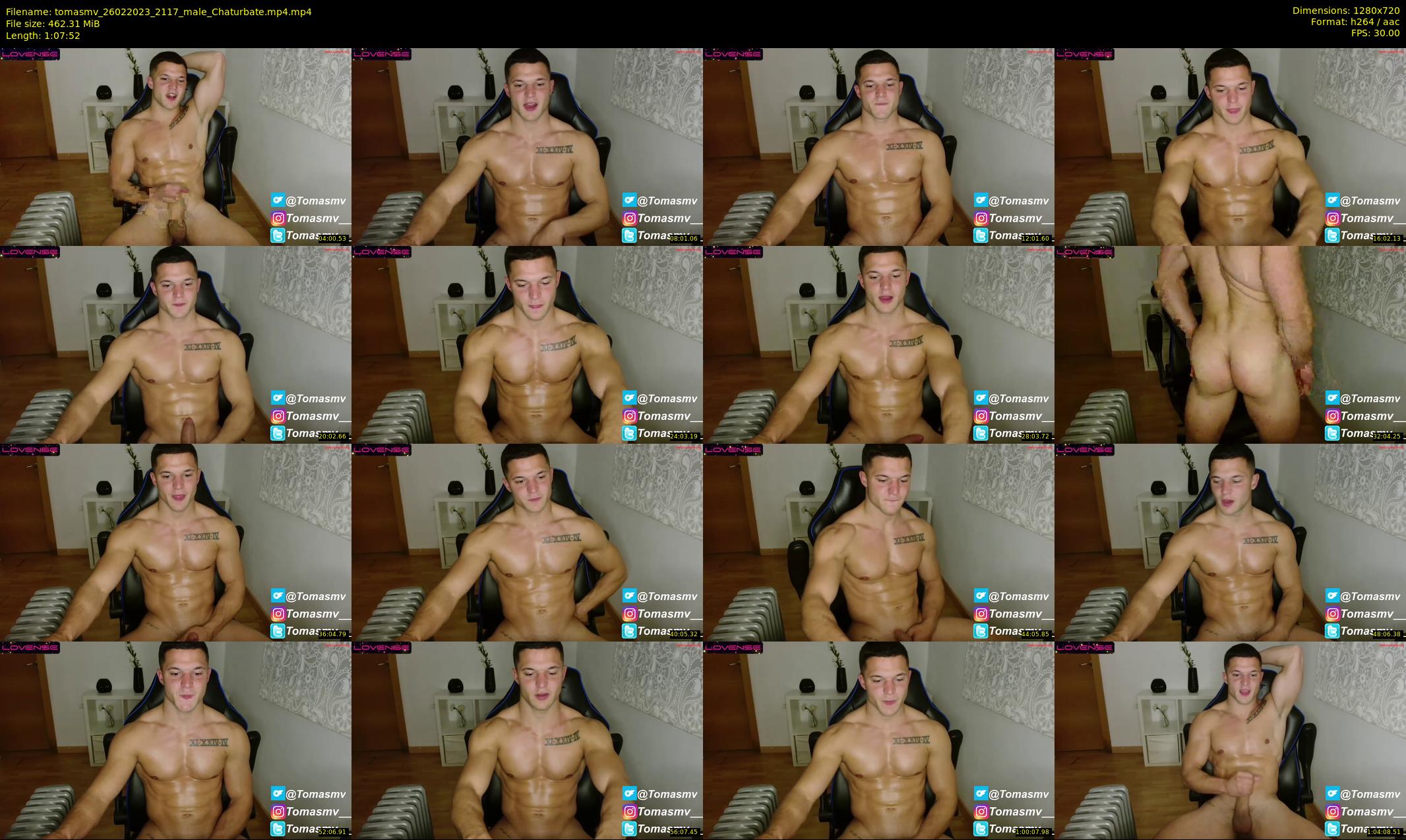 tomasmv — 68 minute Chaturbate male cam show recording, 720p, Feb 26, 2023