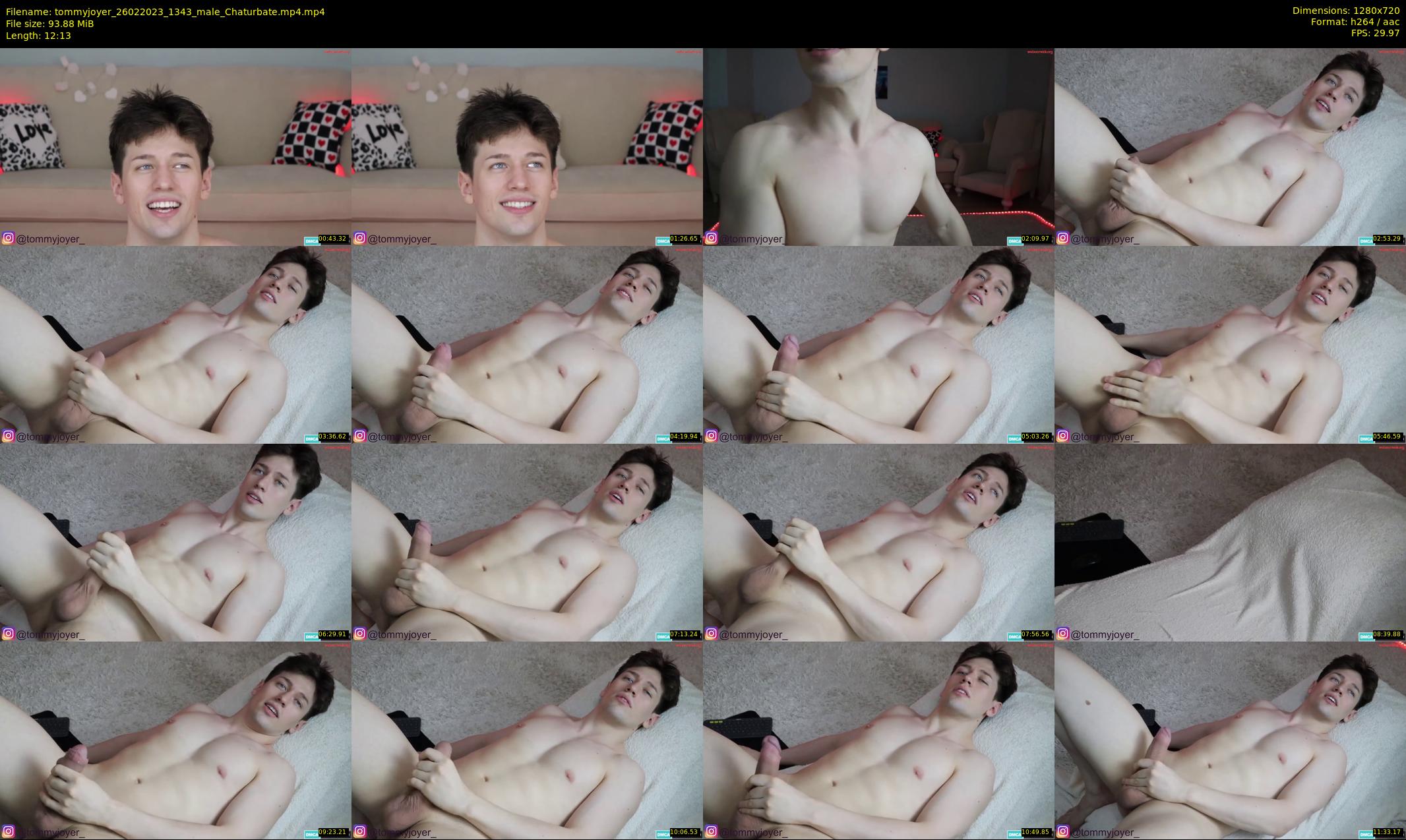 tommyjoyer — 13 minute Chaturbate male cam show recording, 720p, Feb 26, 2023
