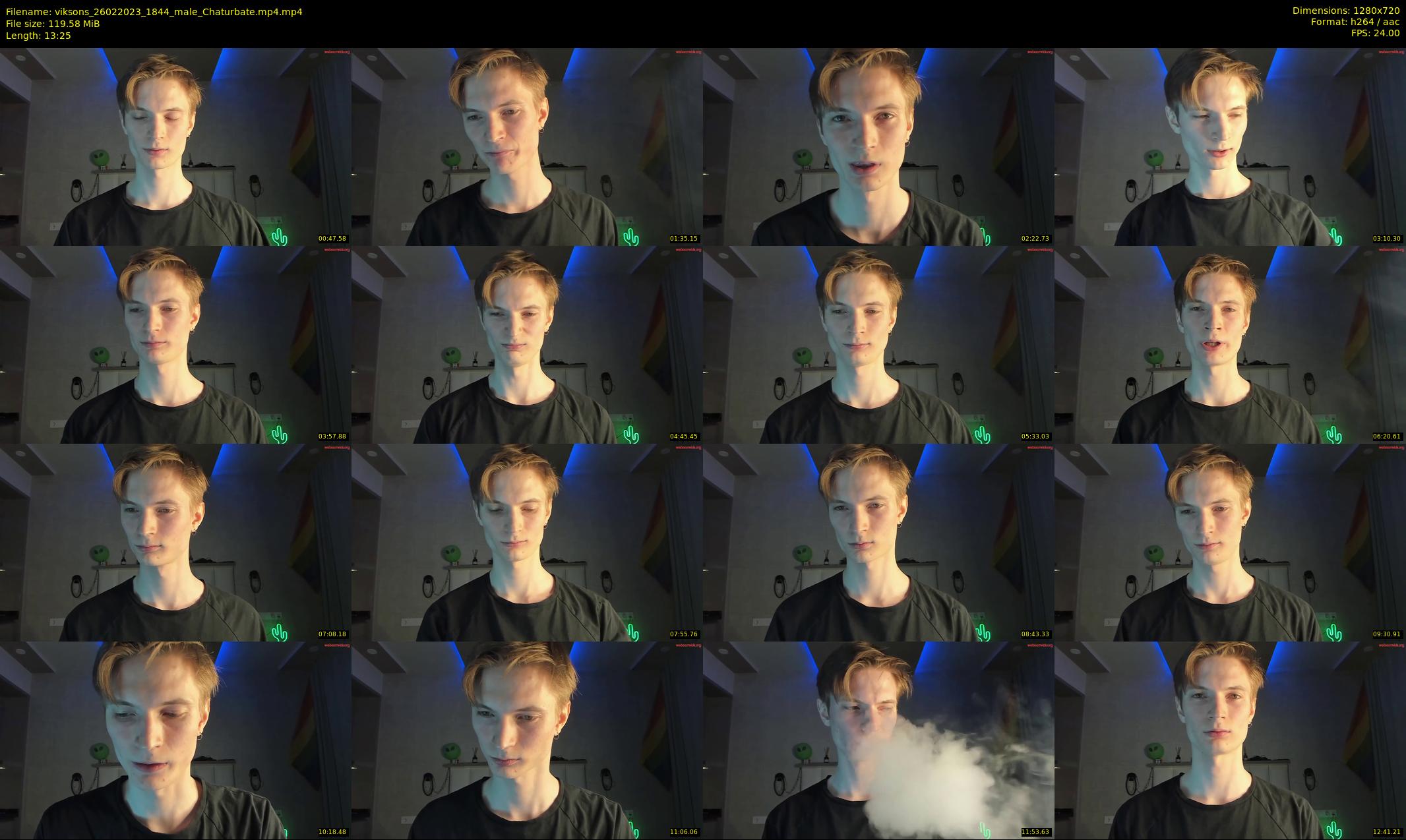 viksons — 14 minute Chaturbate male cam show recording, 720p, Feb 26, 2023