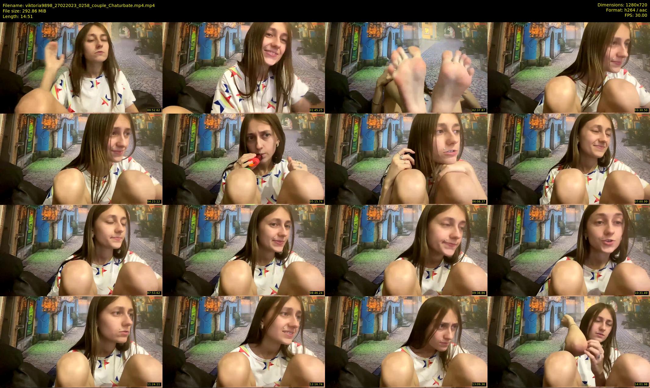 viktoria9898 — 15 minute Chaturbate couple cam show recording, 720p, Feb 27, 2023