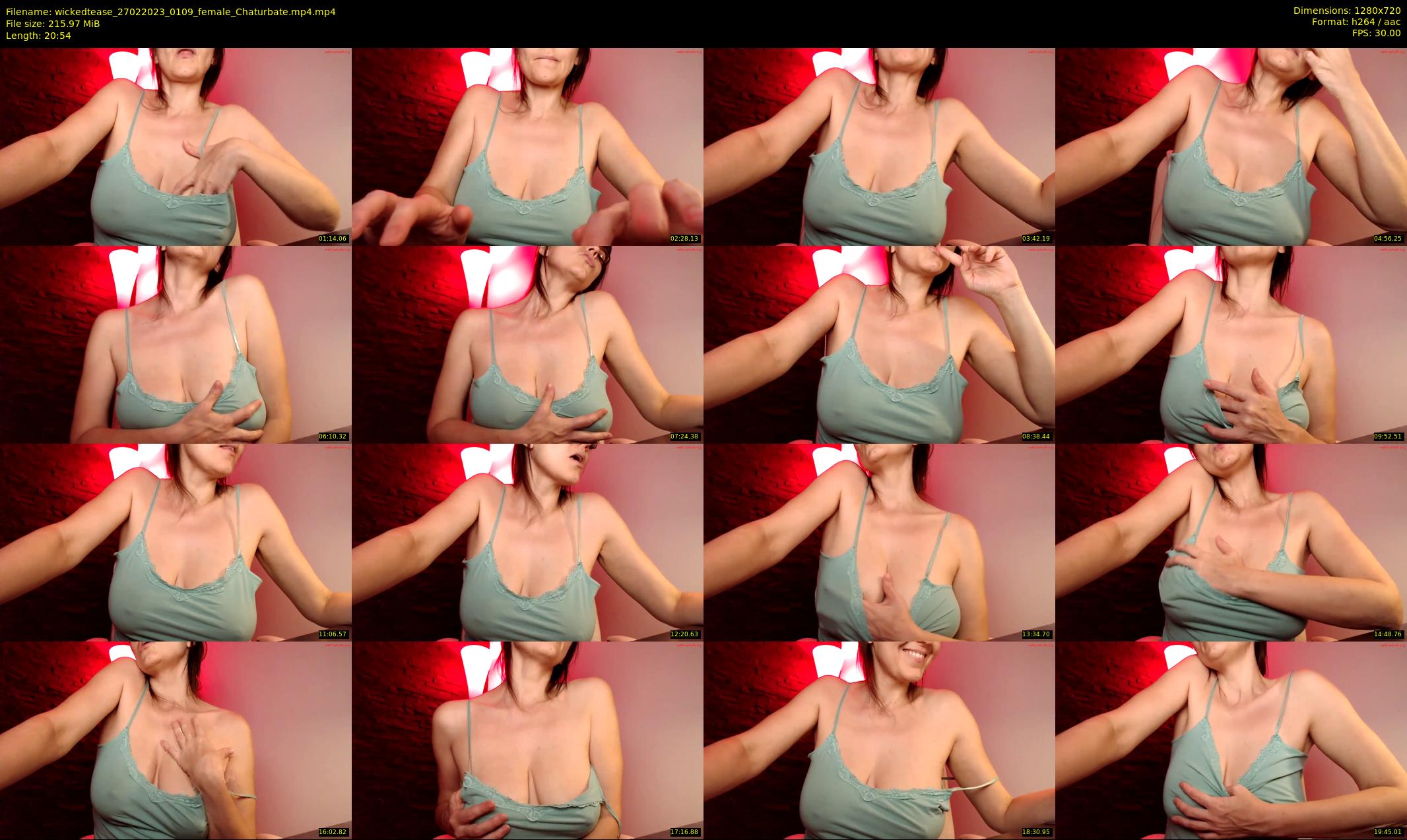 wickedtease — 21 minute Chaturbate female cam show recording, 720p, Feb 27, 2023
