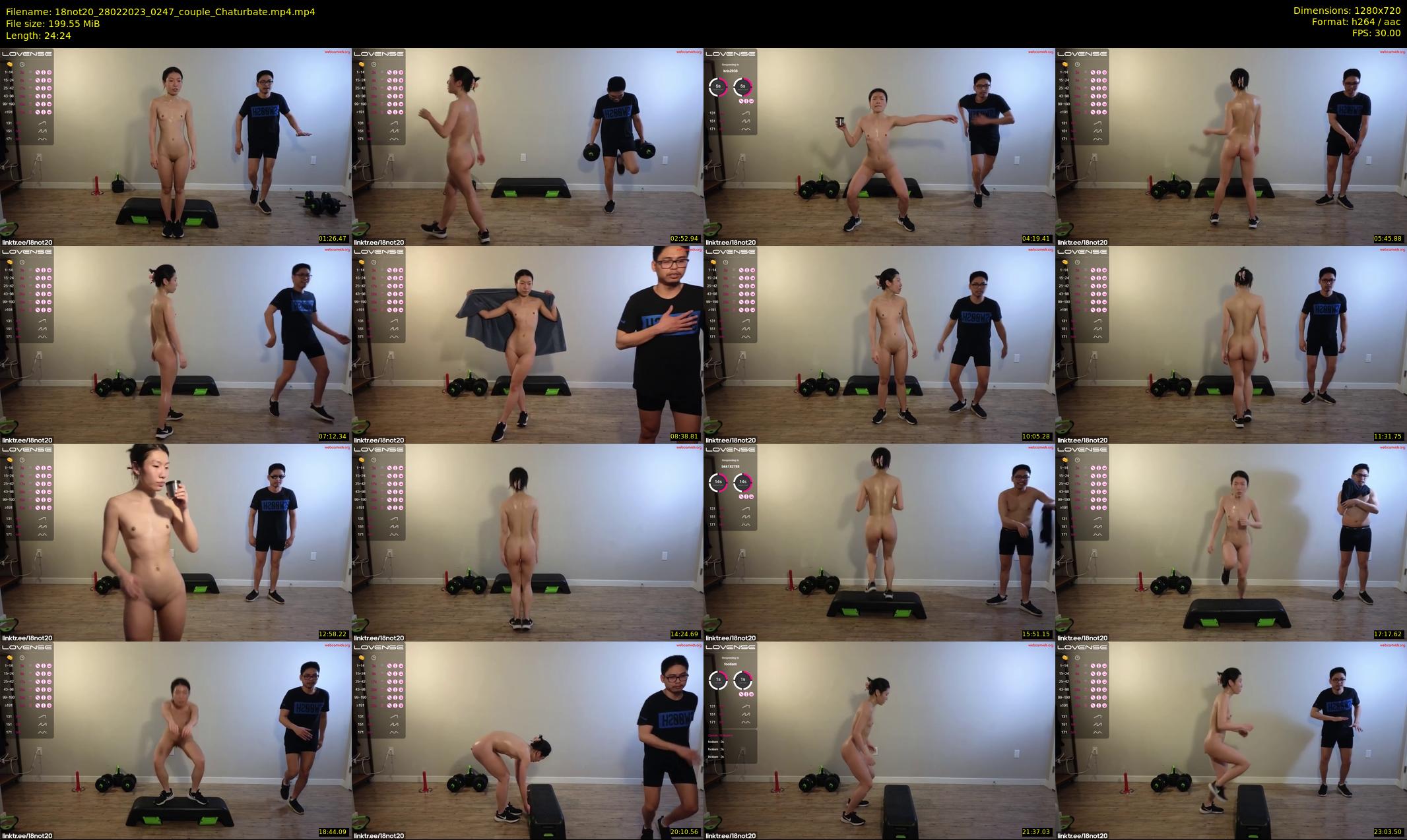 18not20 — 25 minute Chaturbate couple cam show recording, 720p, Feb 28, 2023