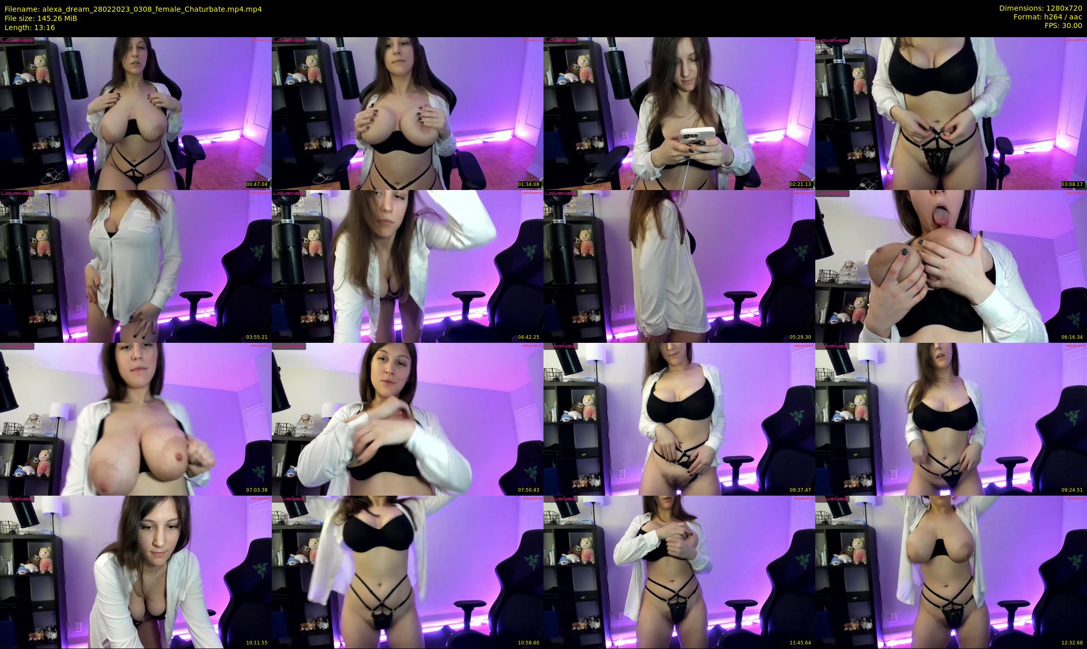 alexa_dream — 14 minute Chaturbate female cam show recording, 720p, Feb 28, 2023