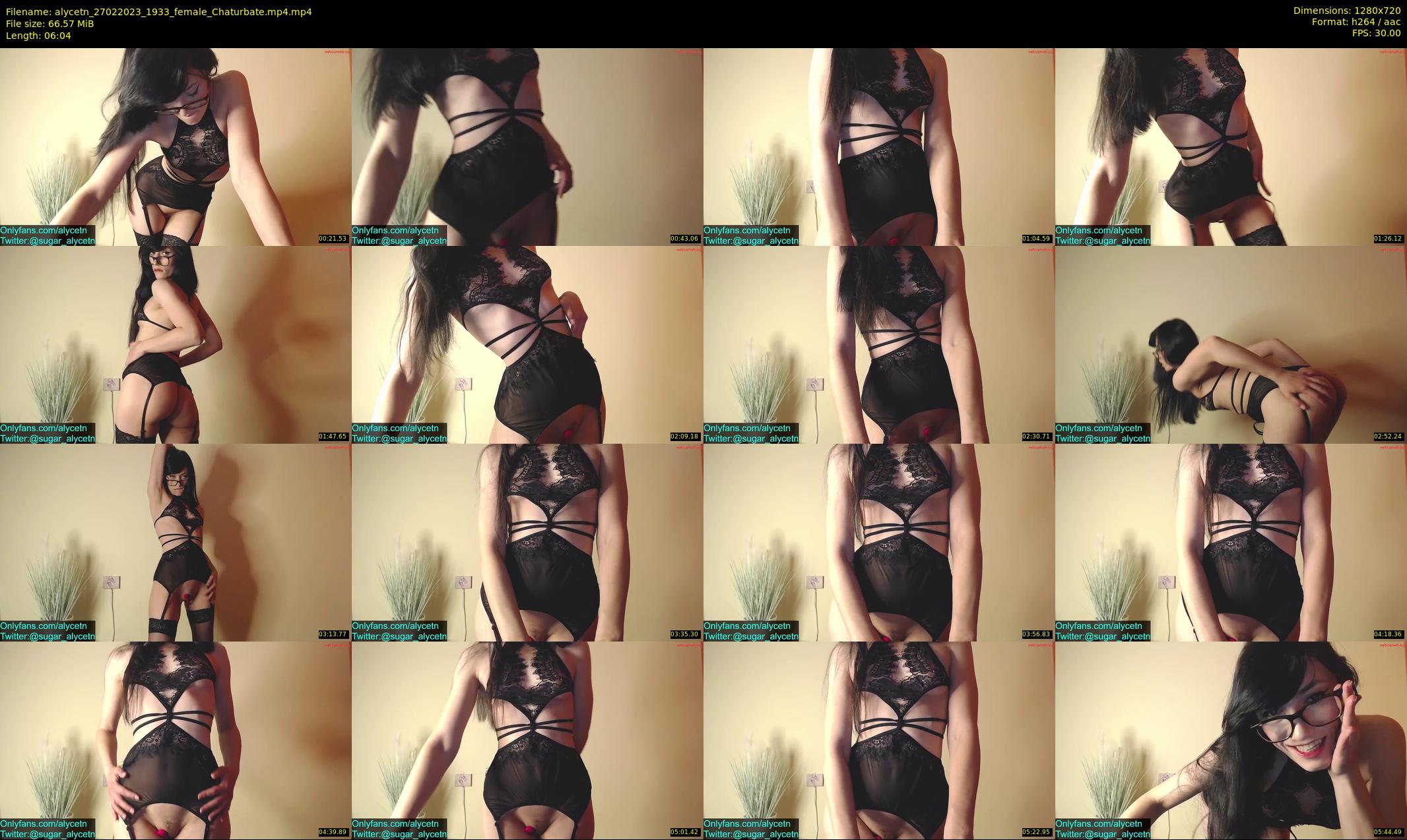 alycetn — 7 minute Chaturbate female cam show recording, 720p, Feb 27, 2023