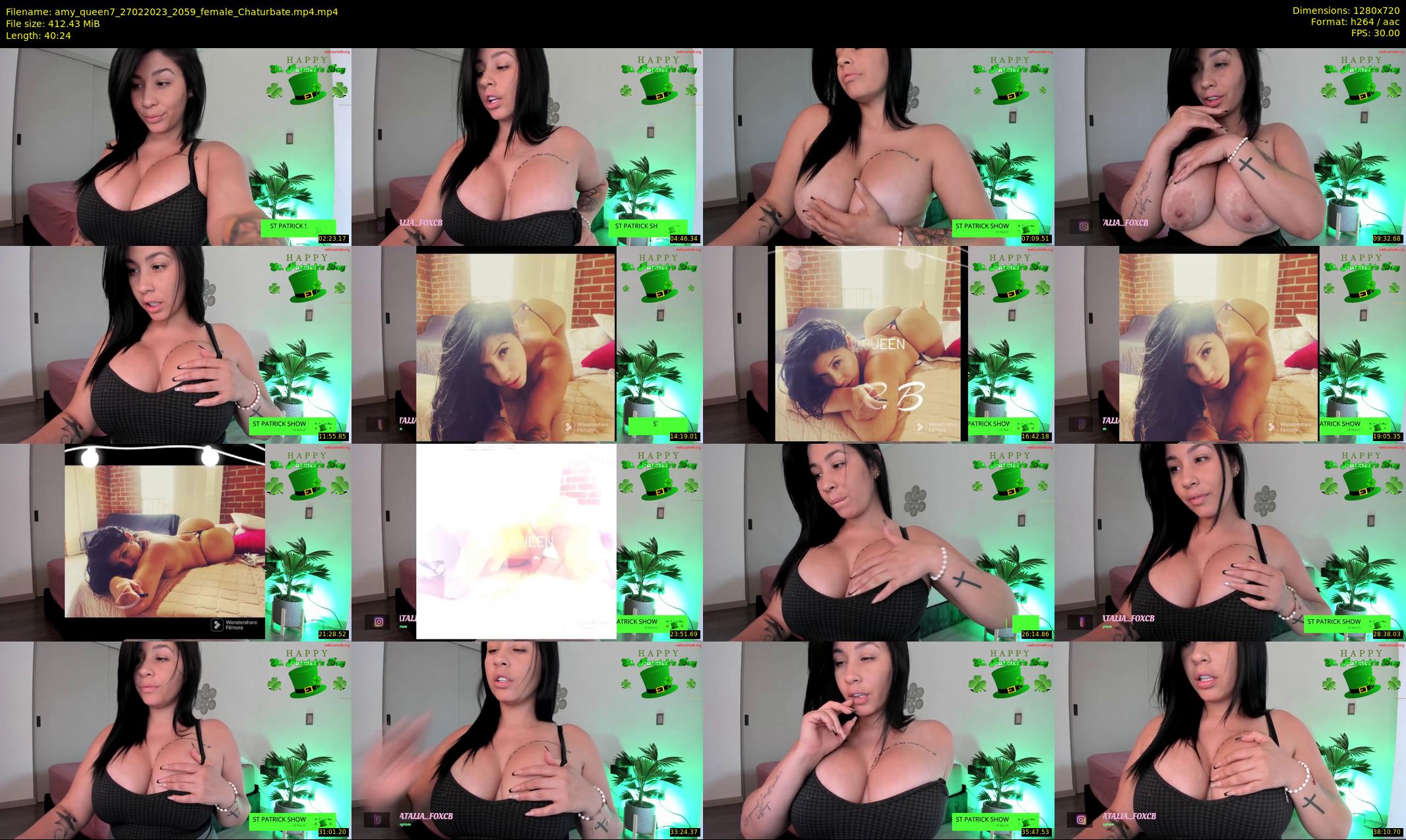 amy_queen7 — 41 minute Chaturbate female cam show recording, 720p, Feb 27, 2023