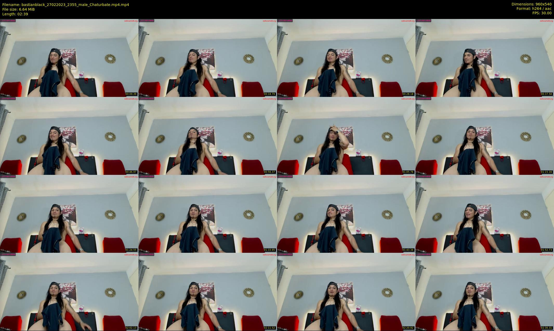 bastianblack — 3 minute Chaturbate male cam show recording, 480p, Feb 27, 2023