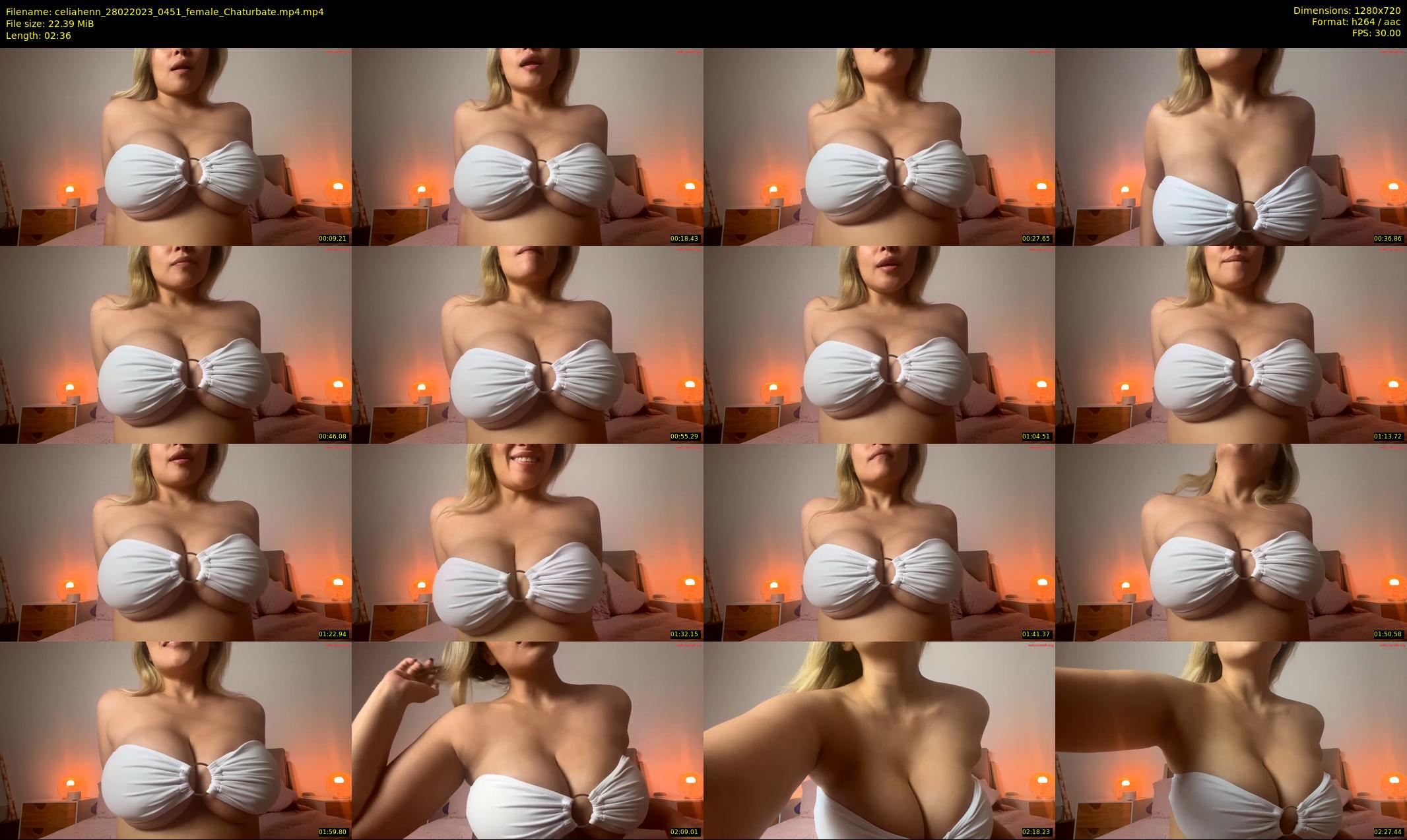celiahenn — 3 minute Chaturbate female cam show recording, 720p, Feb 28, 2023