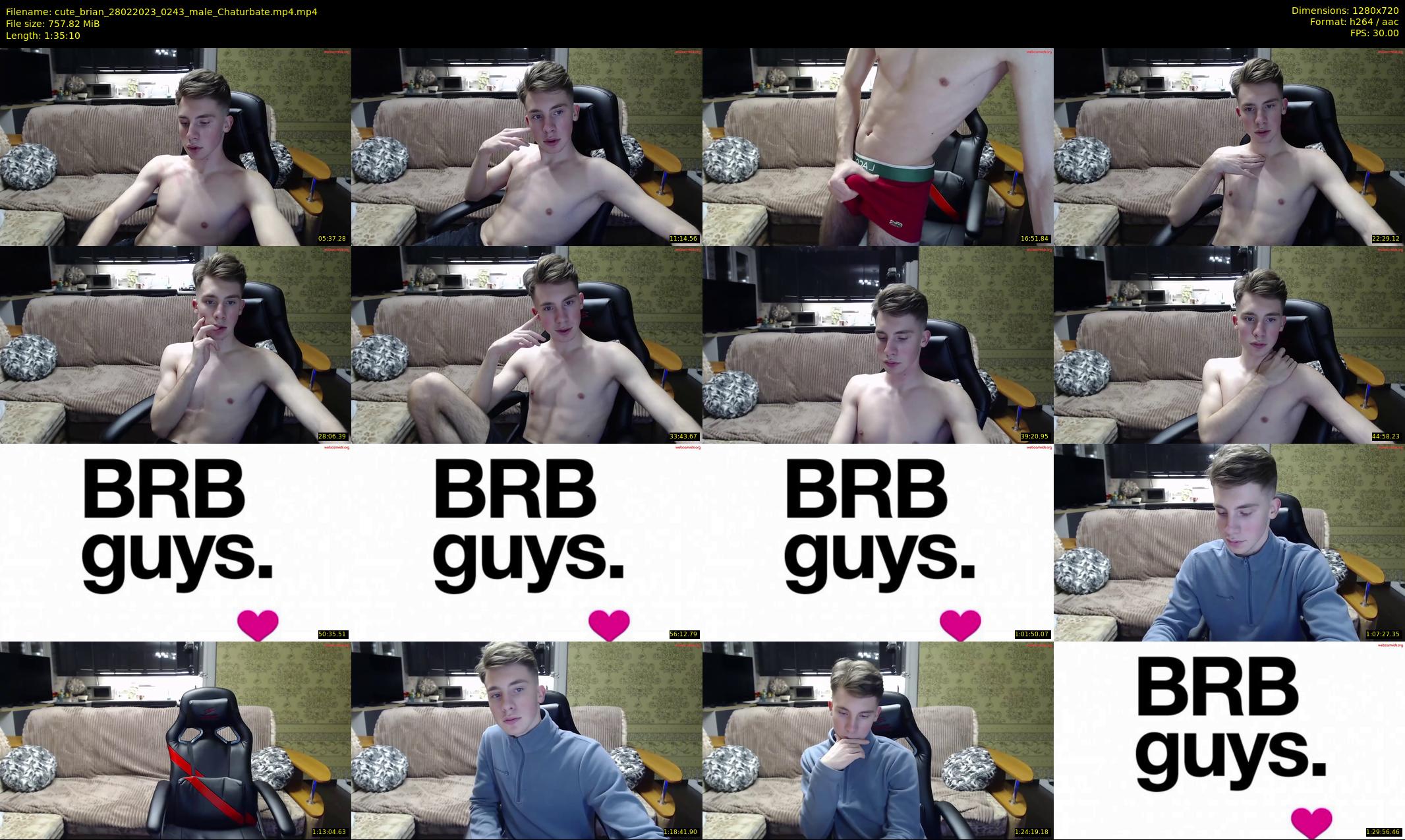 cute_brian — 96 minute Chaturbate male cam show recording, 720p, Feb 28, 2023