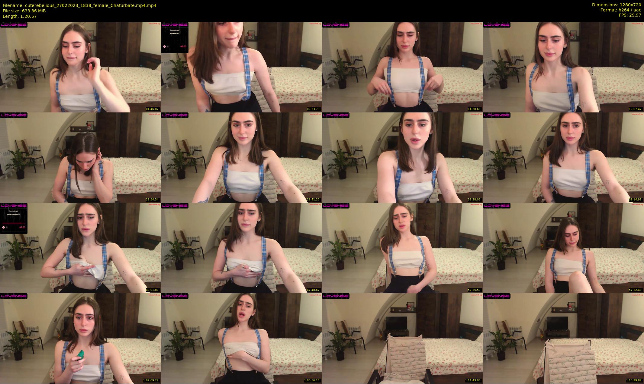cuterebelious — 81 minute Chaturbate female cam show recording, 720p, Feb 27, 2023