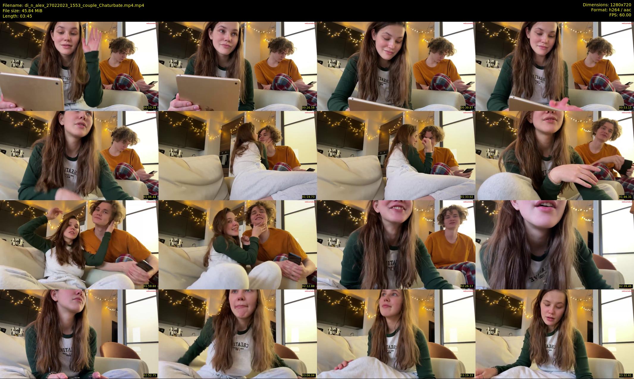 di_n_alex — 4 minute Chaturbate couple cam show recording, 720p, Feb 27, 2023