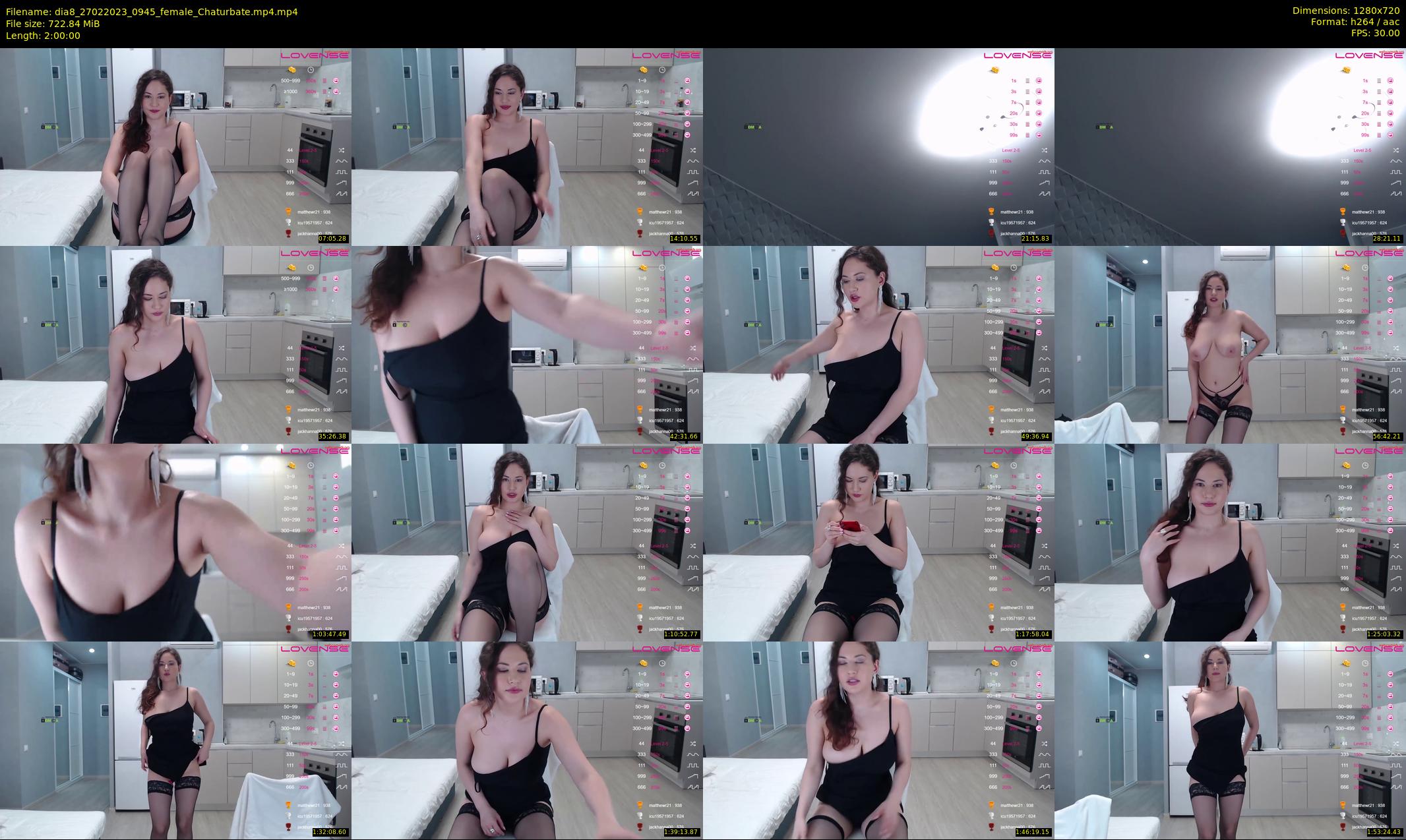 dia8 — 120 minute Chaturbate female cam show recording, 720p, Feb 27, 2023