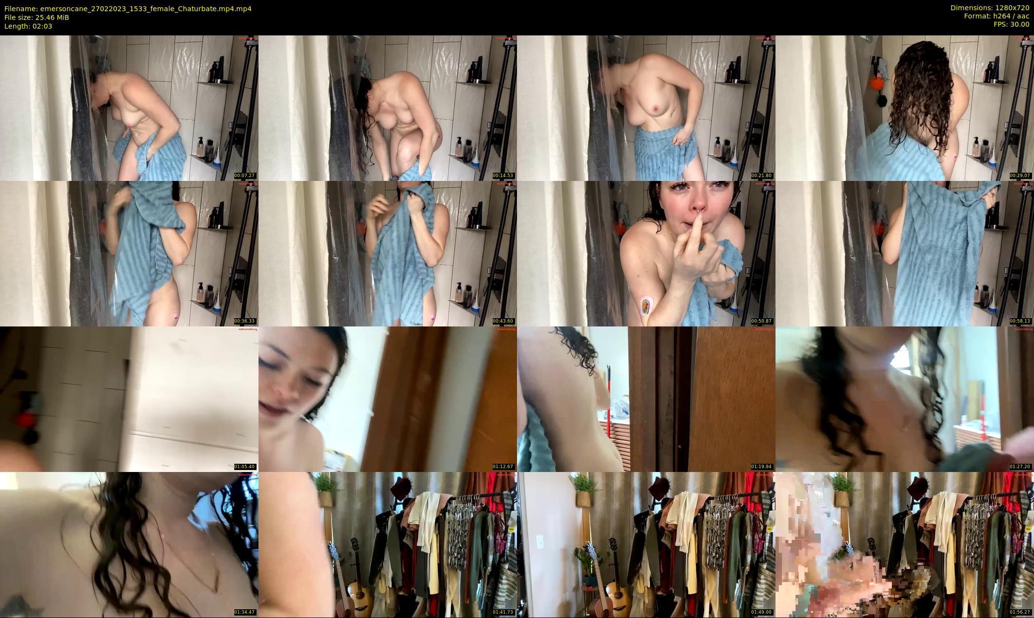 emersoncane — 3 minute Chaturbate female cam show recording, 720p, Feb 27, 2023