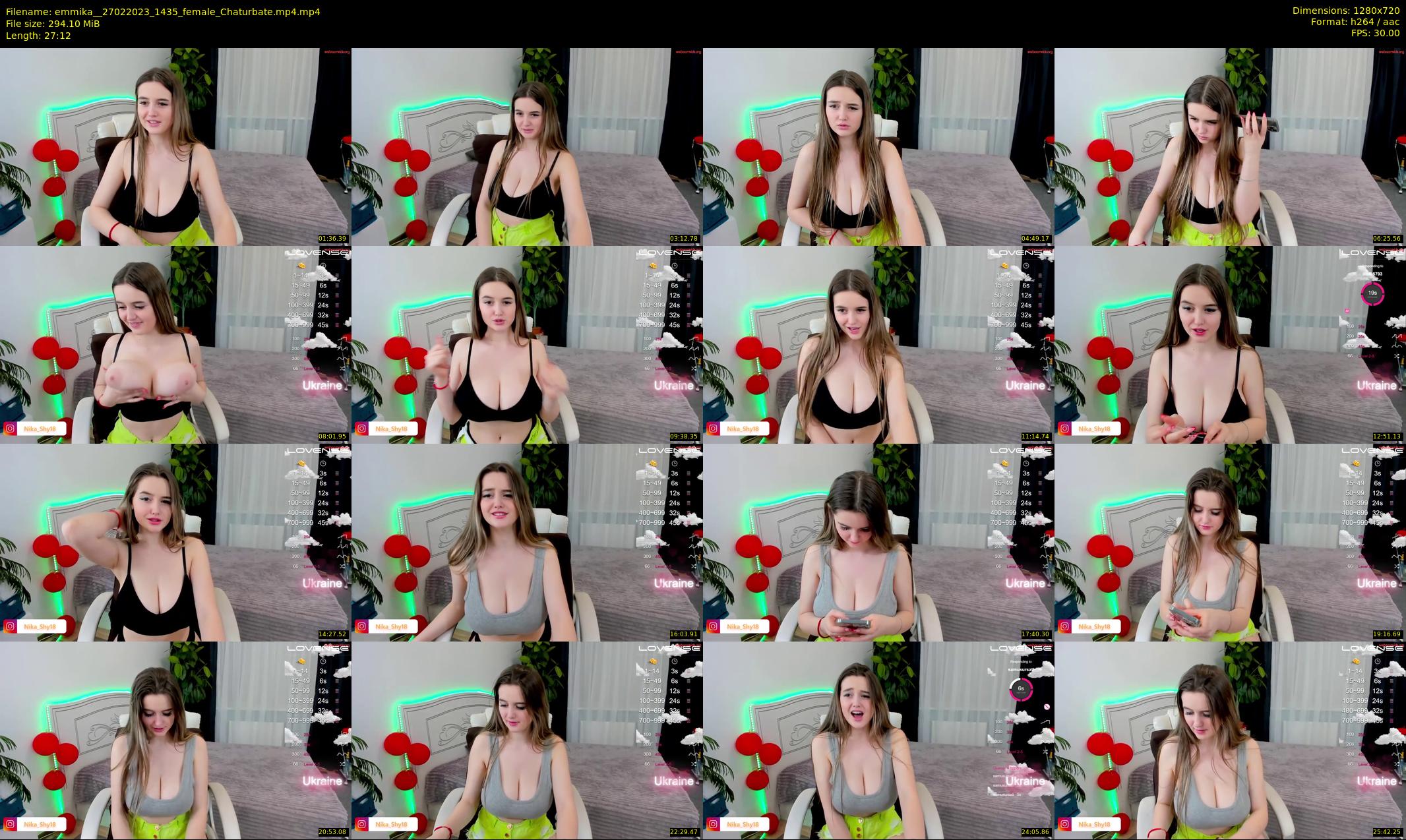 emmika_ — 28 minute Chaturbate female cam show recording, 720p, Feb 27, 2023