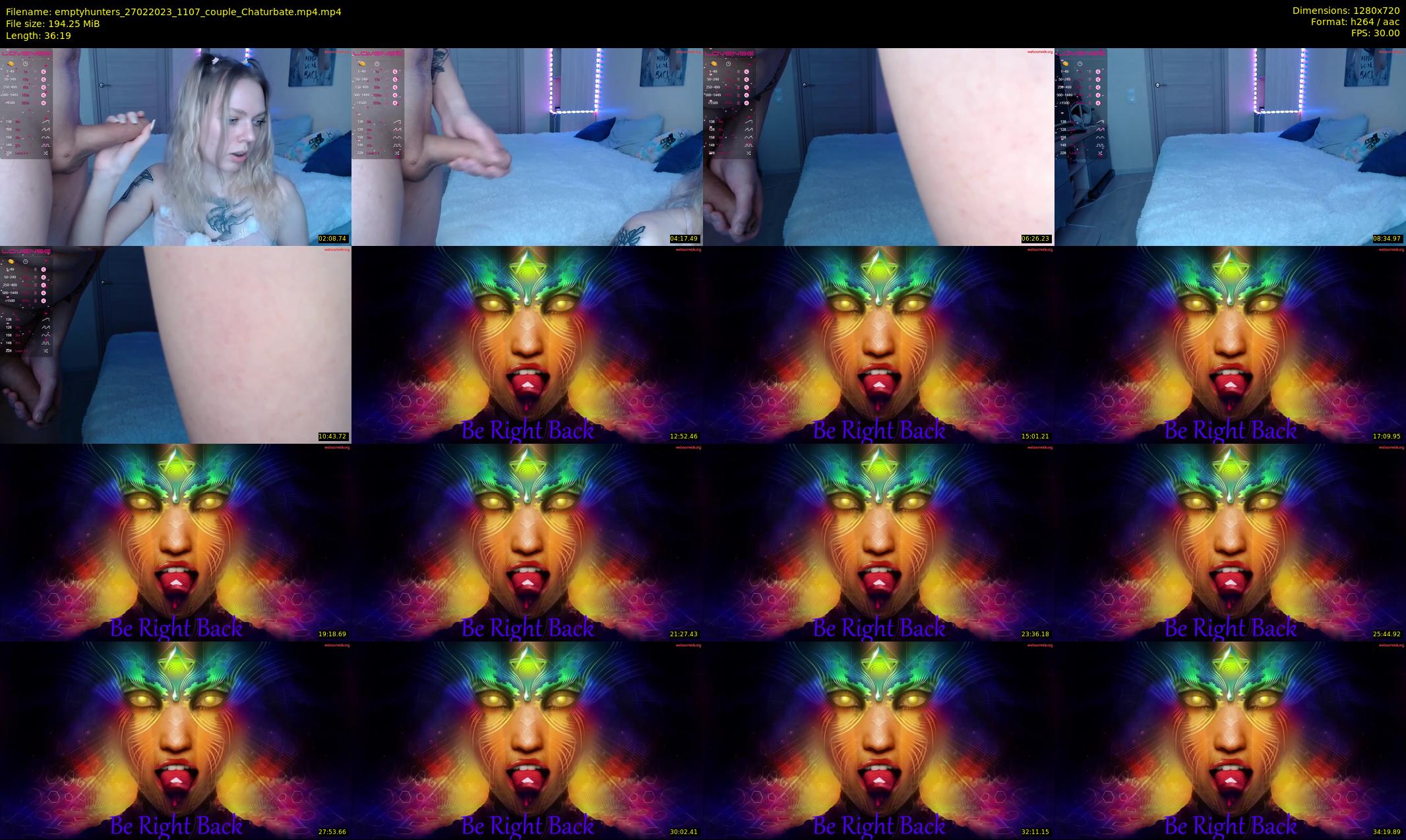 emptyhunters — 37 minute Chaturbate couple cam show recording, 720p, Feb 27, 2023