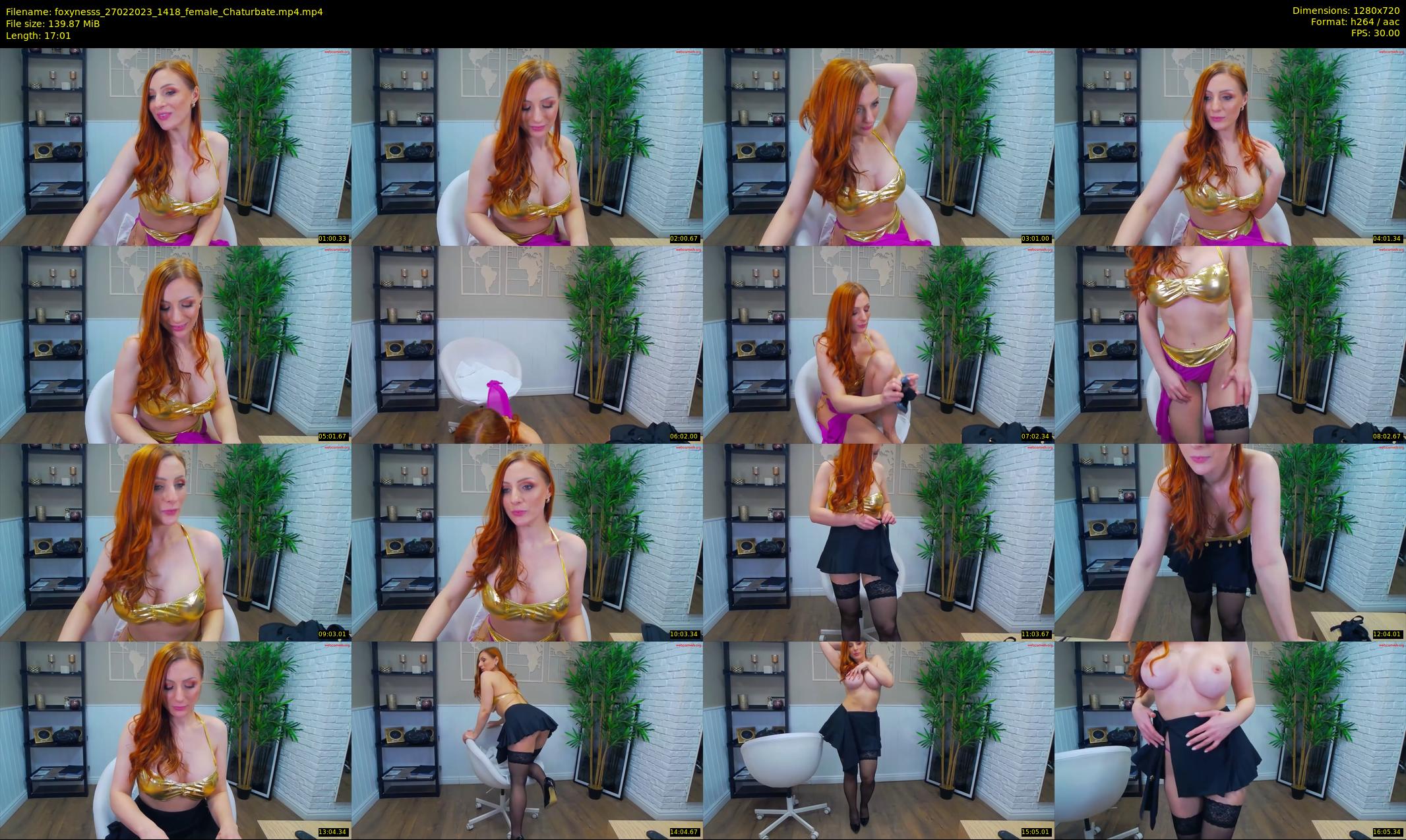 foxynesss — 18 minute Chaturbate female cam show recording, 720p, Feb 27, 2023