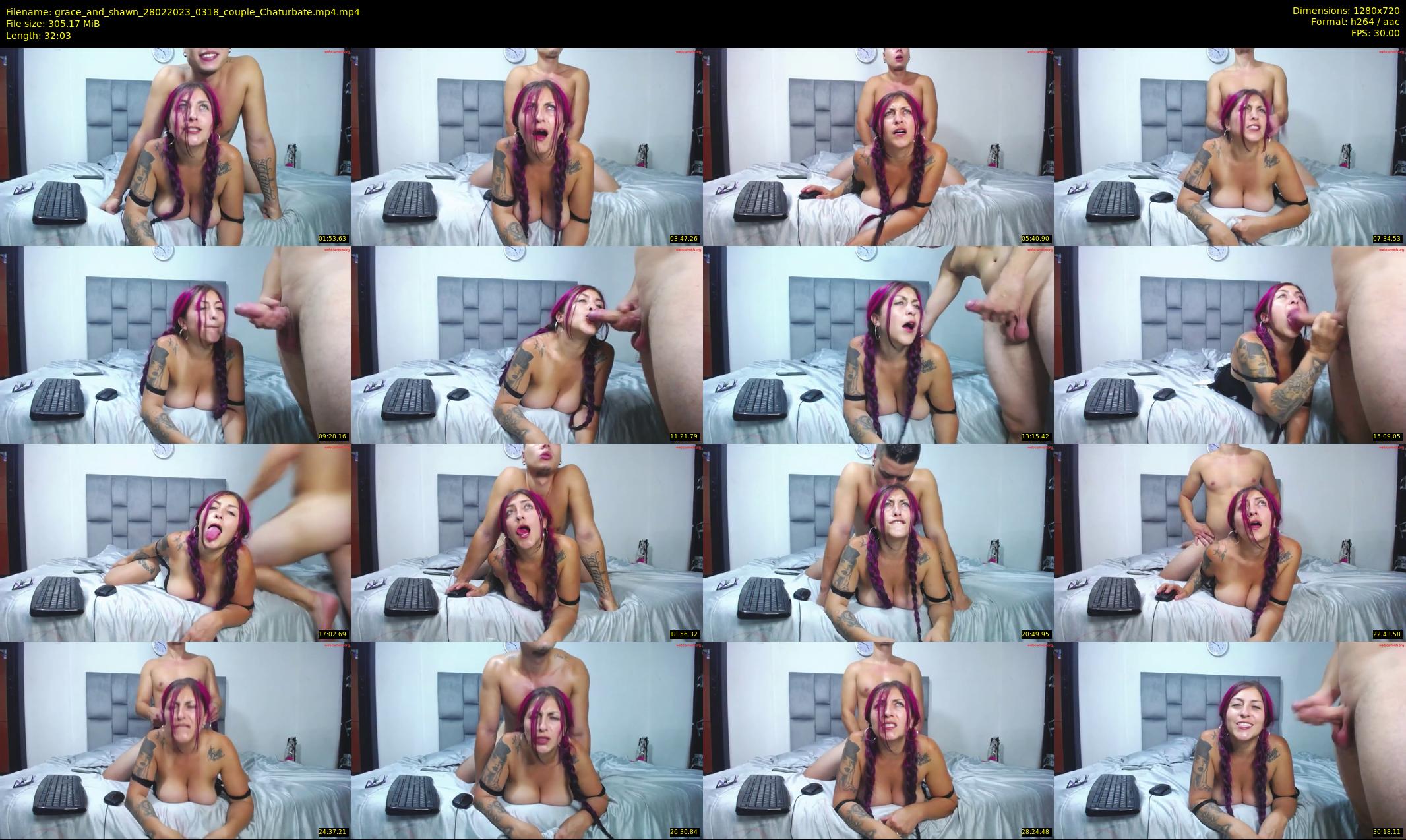grace_and_shawn — 33 minute Chaturbate couple cam show recording, 720p, Feb 28, 2023