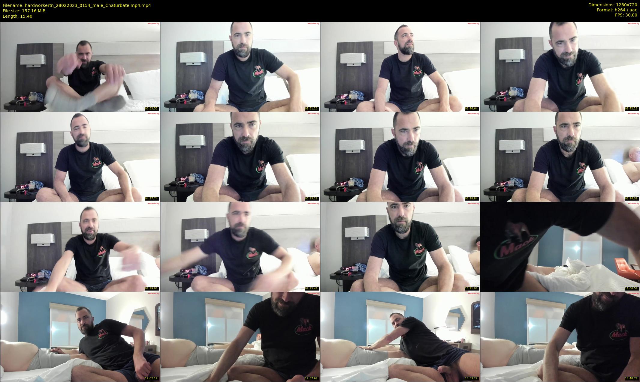 hardworkertn — 16 minute Chaturbate male cam show recording, 720p, Feb 28, 2023