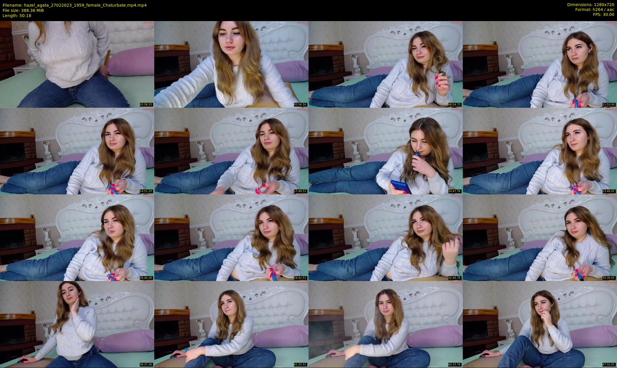 hazel_agata — 51 minute Chaturbate female cam show recording, 720p, Feb 27, 2023