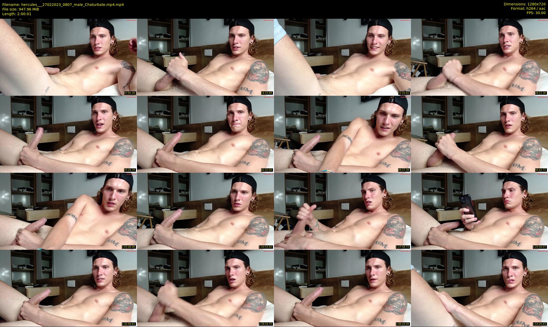 hercules__ — 121 minute Chaturbate male cam show recording, 720p, Feb 27, 2023