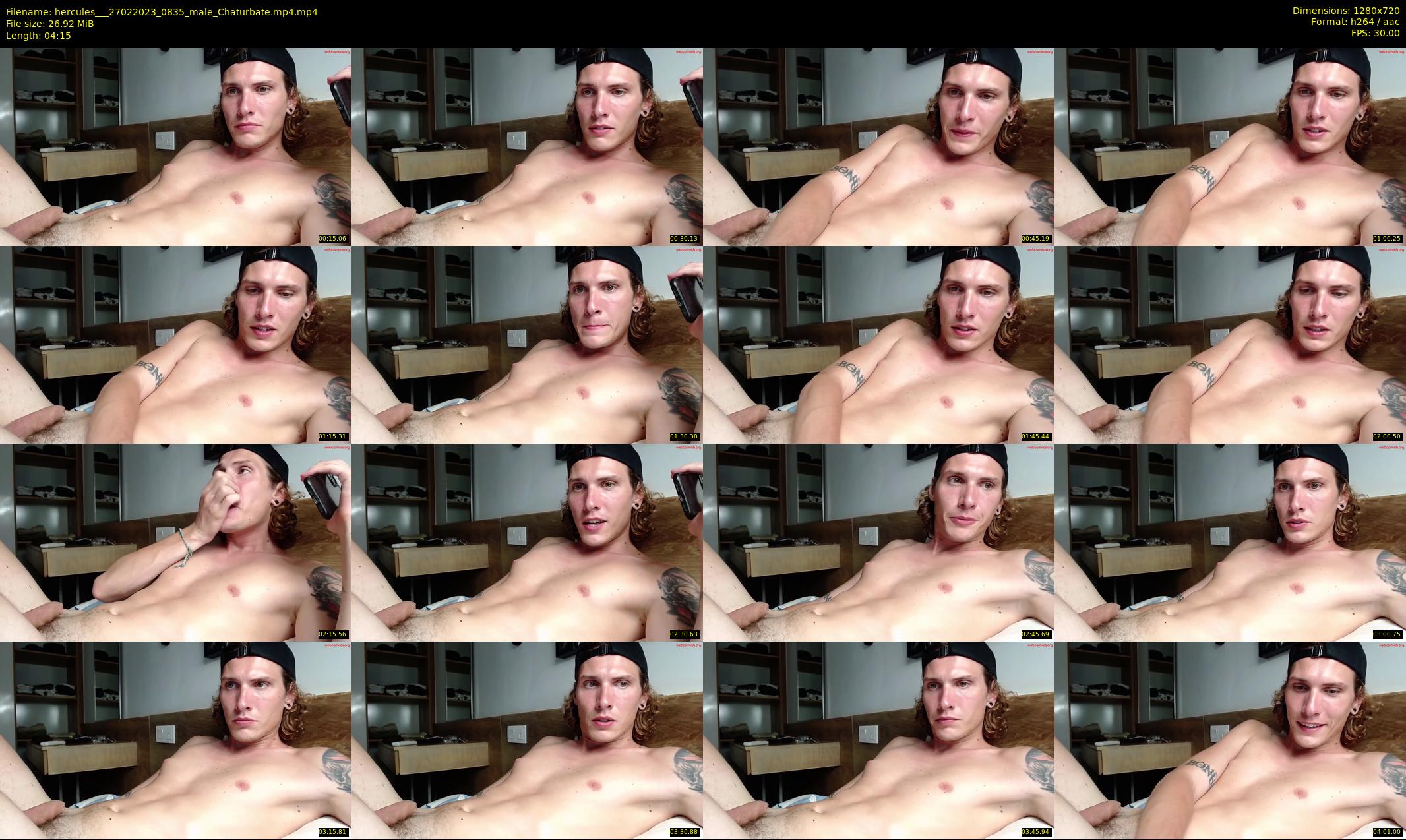 hercules__ — 5 minute Chaturbate male cam show recording, 720p, Feb 27, 2023