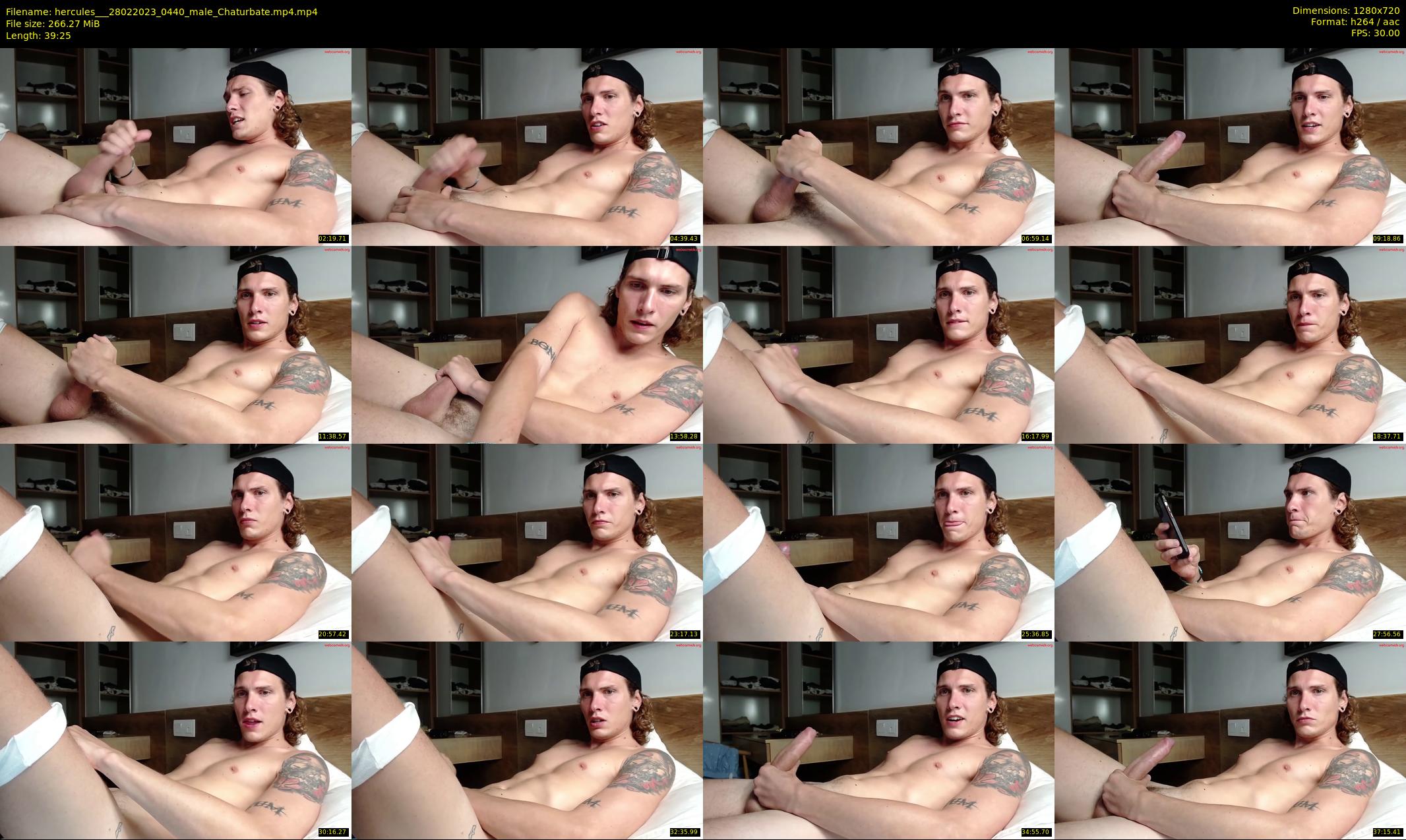 hercules__ — 40 minute Chaturbate male cam show recording, 720p, Feb 28, 2023