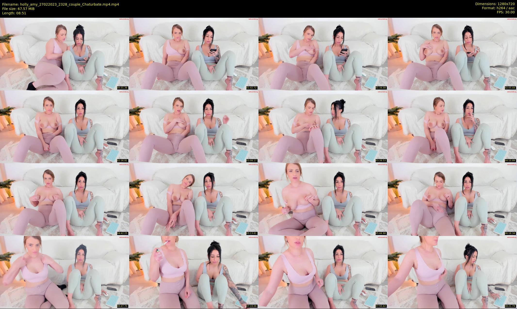 holly_amy — 9 minute Chaturbate couple cam show recording, 720p, Feb 27, 2023