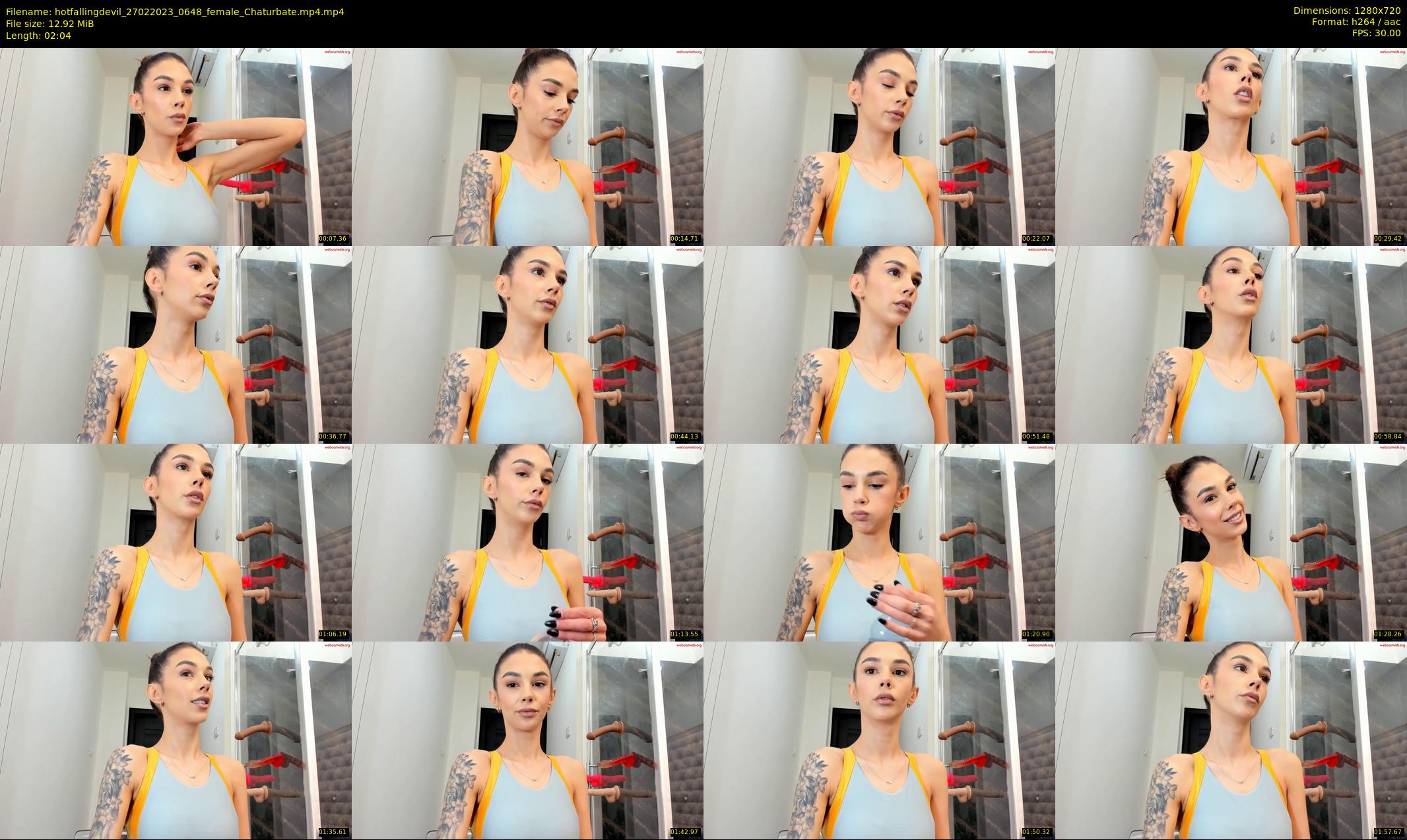 hotfallingdevil — 3 minute Chaturbate female cam show recording, 720p, Feb 27, 2023