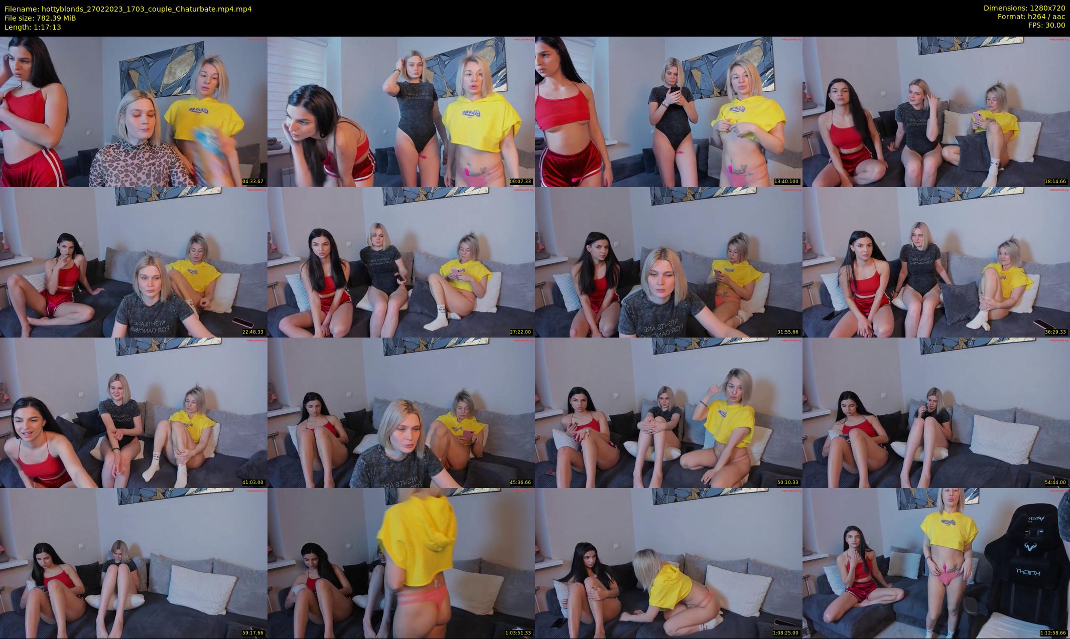 hottyblonds — 78 minute Chaturbate couple cam show recording, 720p, Feb 27, 2023