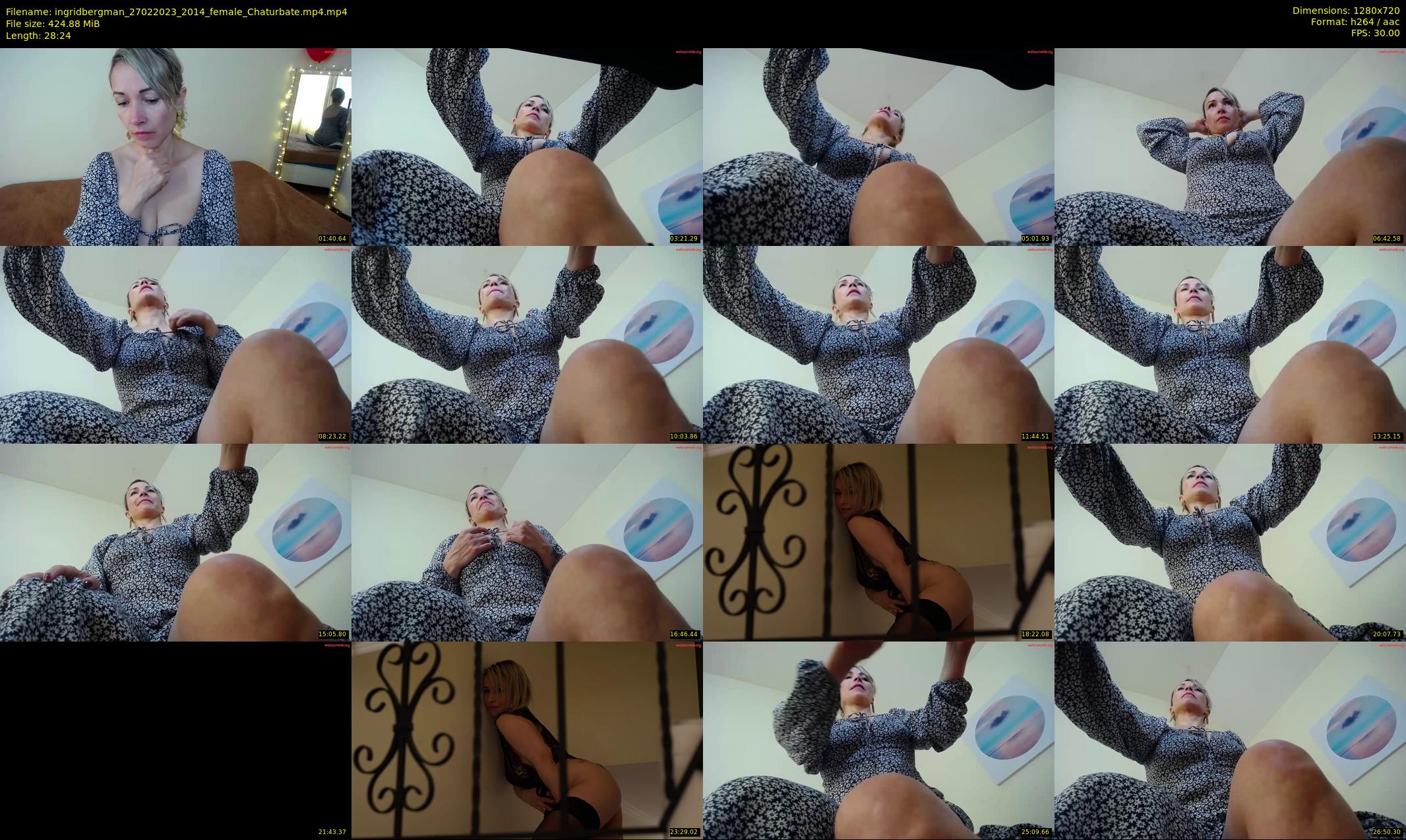 ingridbergman — 29 minute Chaturbate female cam show recording, 720p, Feb 27, 2023