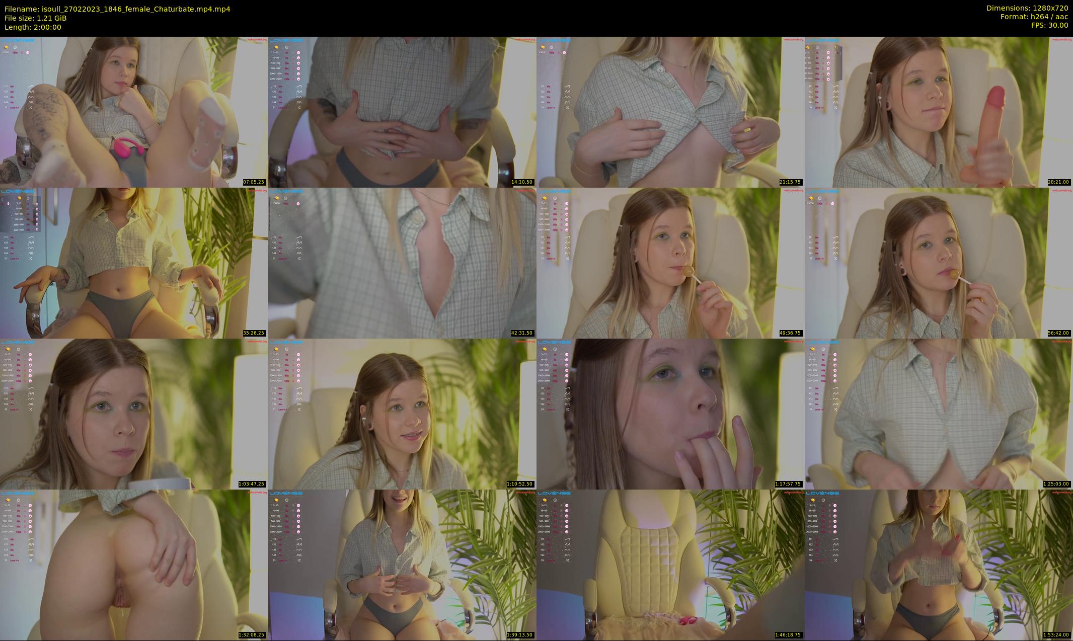 isoull — 120 minute Chaturbate female cam show recording, 720p, Feb 27, 2023