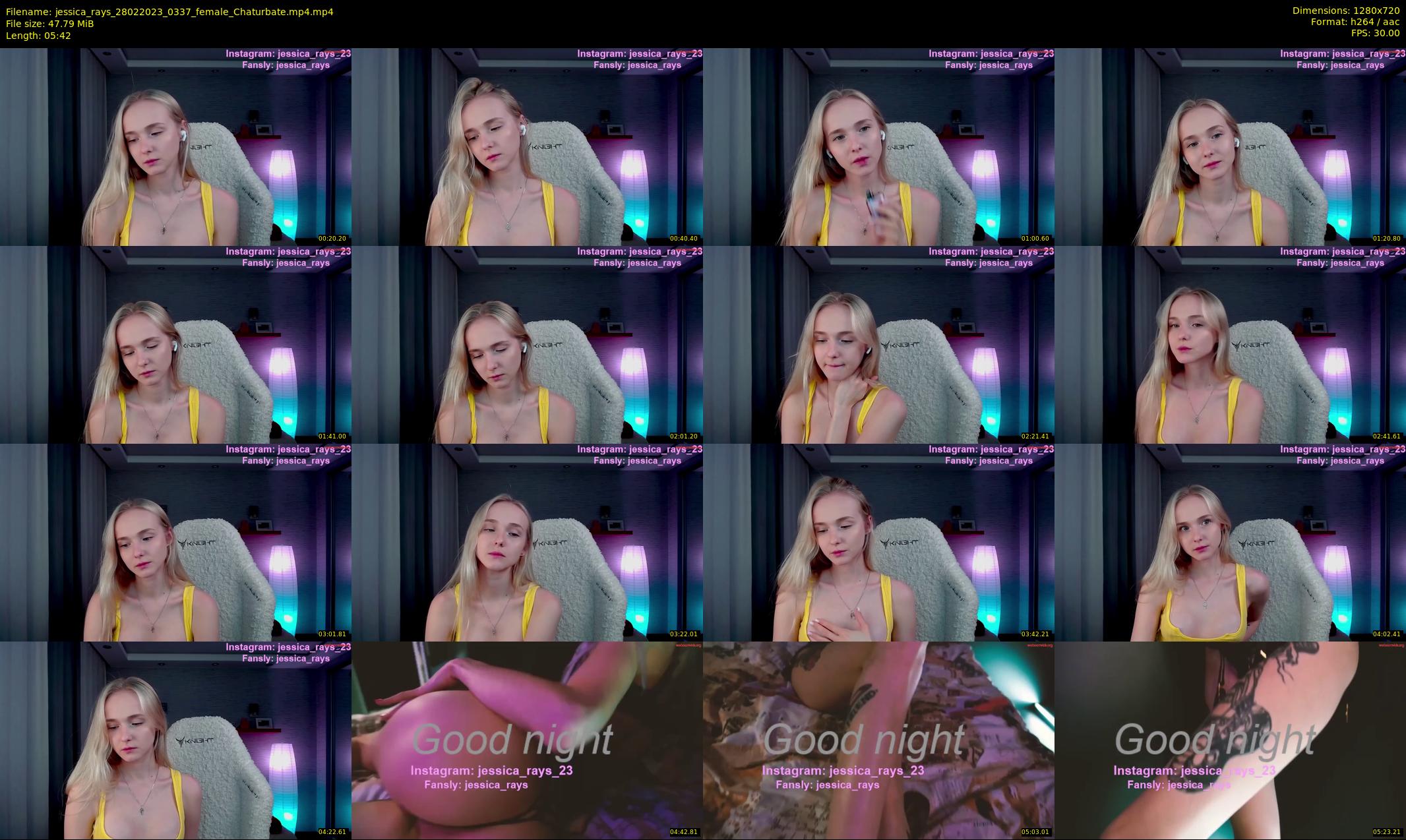 jessica_rays — 6 minute Chaturbate couple cam show recording, 720p, Feb 28, 2023