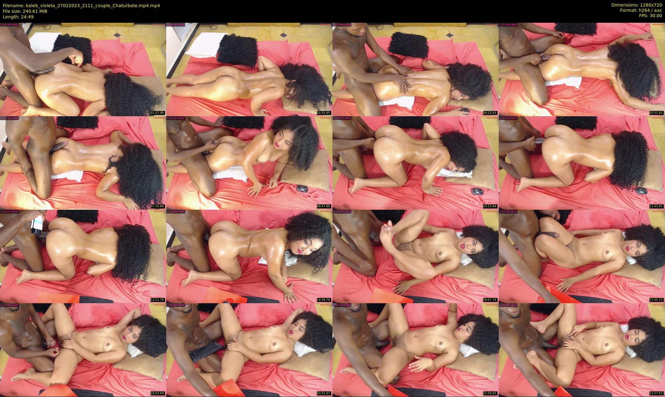 kaleb_violeta — 25 minute Chaturbate couple cam show recording, 720p, Feb 27, 2023