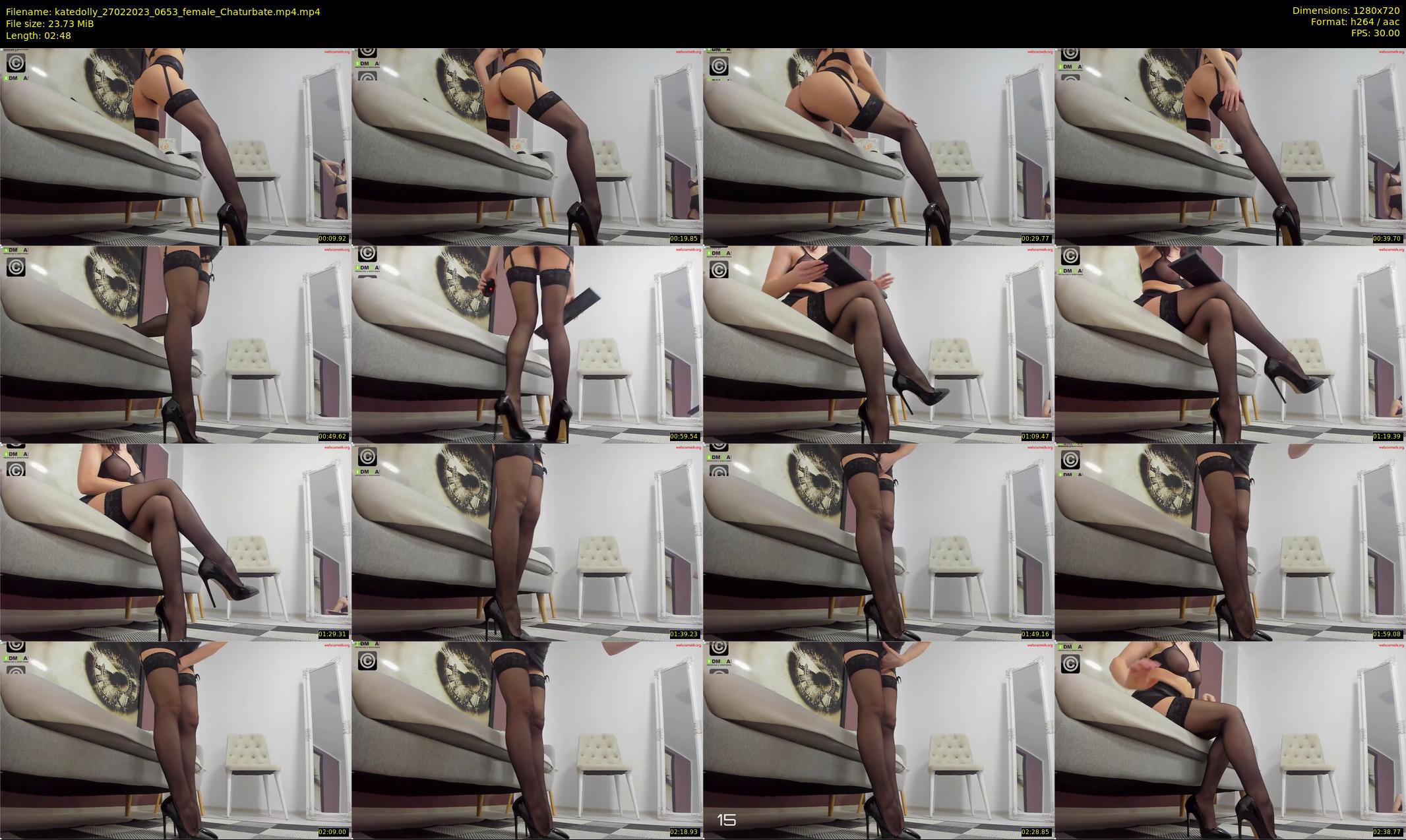katedolly — 3 minute Chaturbate female cam show recording, 720p, Feb 27, 2023