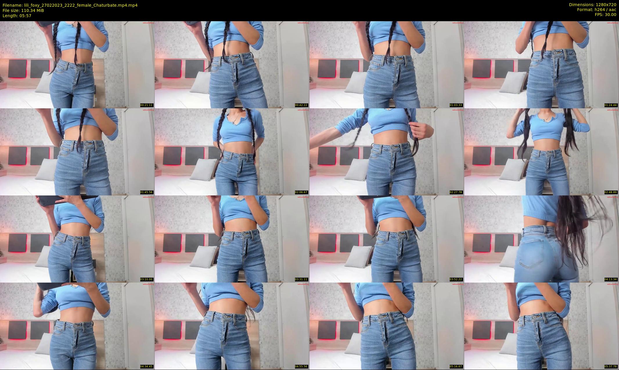 lili_foxy — 6 minute Chaturbate female cam show recording, 720p, Feb 27, 2023