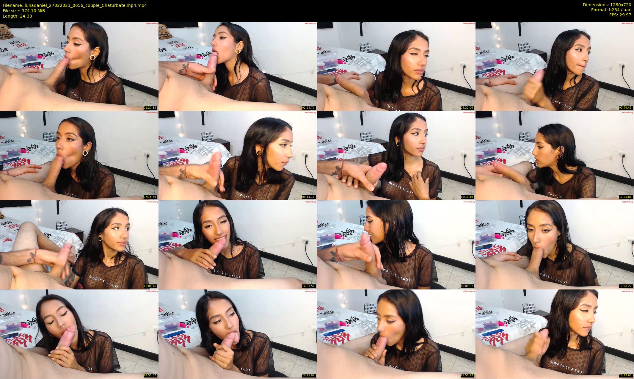 lunadaniel — 25 minute Chaturbate couple cam show recording, 720p, Feb 27, 2023