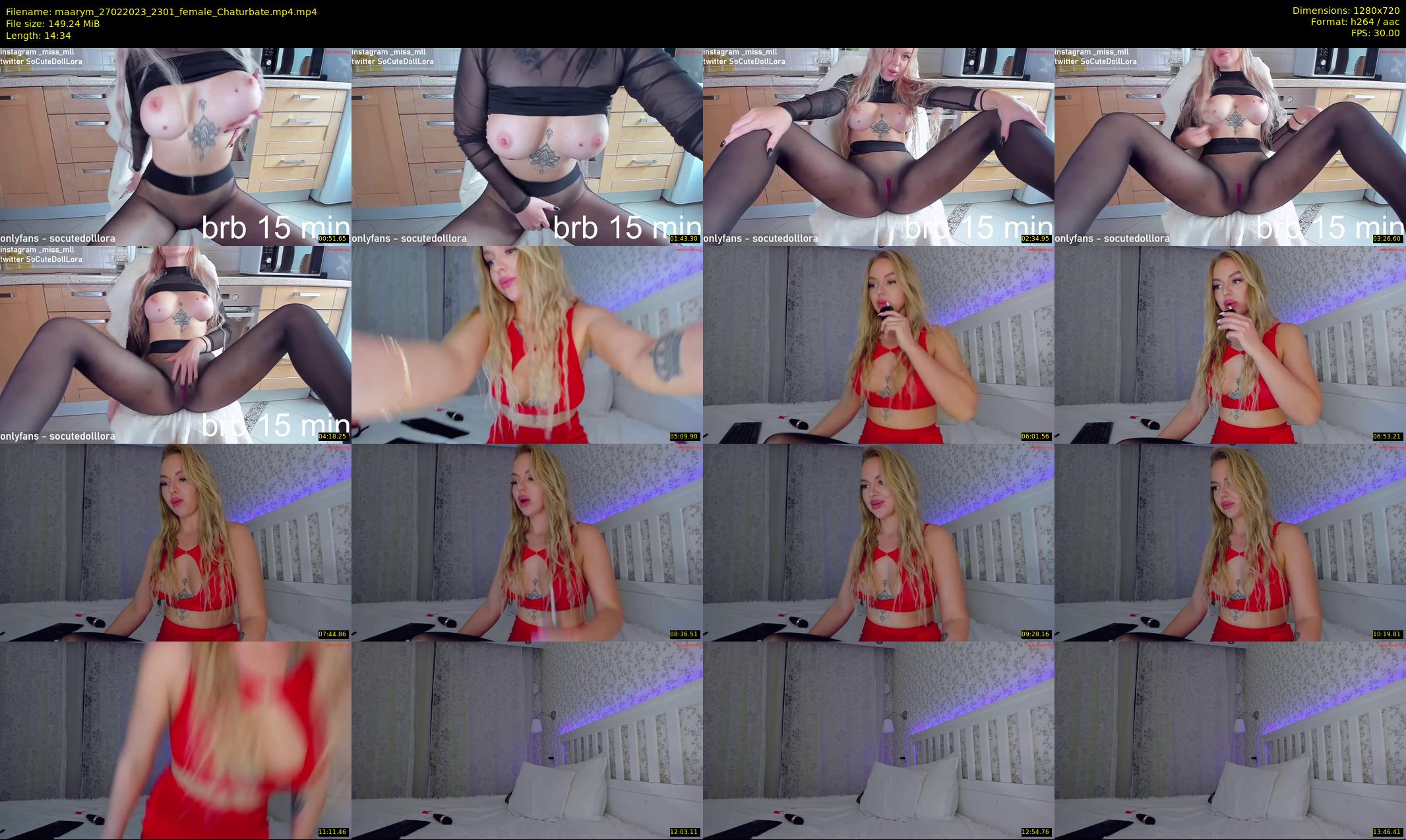maarym — 15 minute Chaturbate couple cam show recording, 720p, Feb 27, 2023