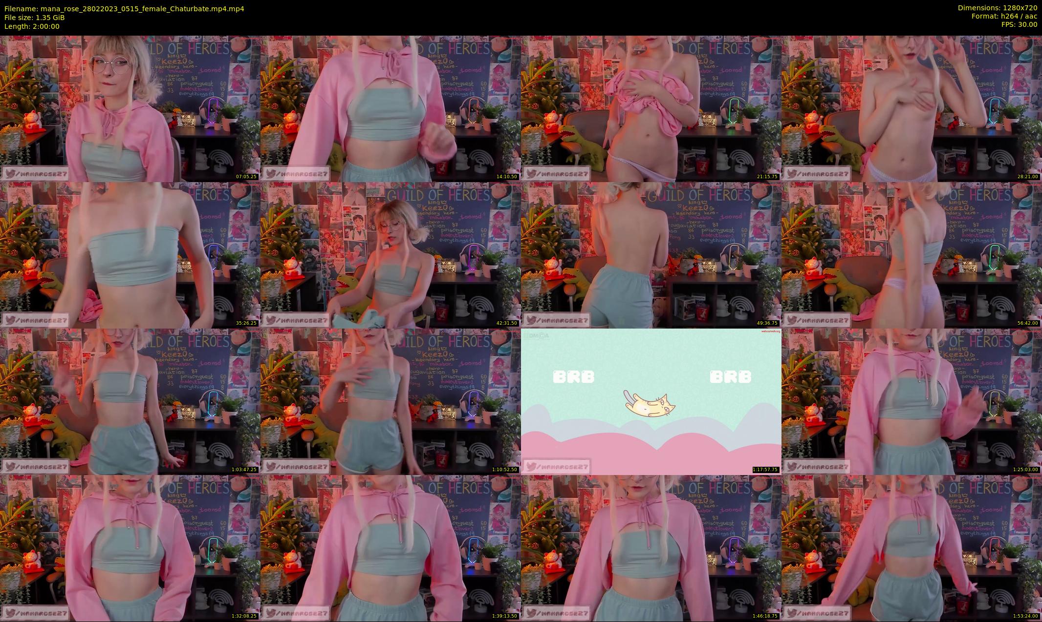 mana_rose — 120 minute Chaturbate female cam show recording, 720p, Feb 28, 2023