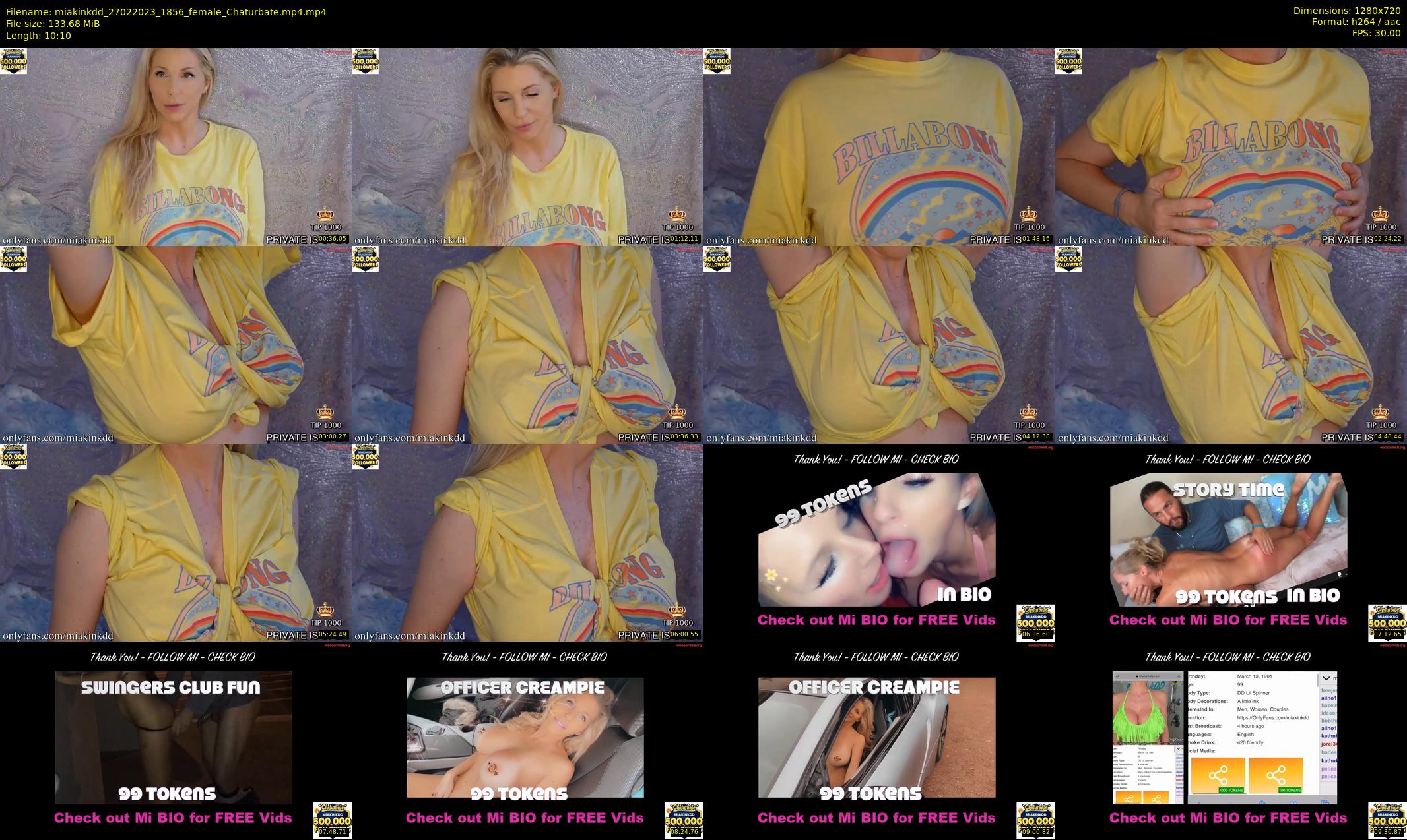 miakinkdd — 11 minute Chaturbate female cam show recording, 720p, Feb 27, 2023