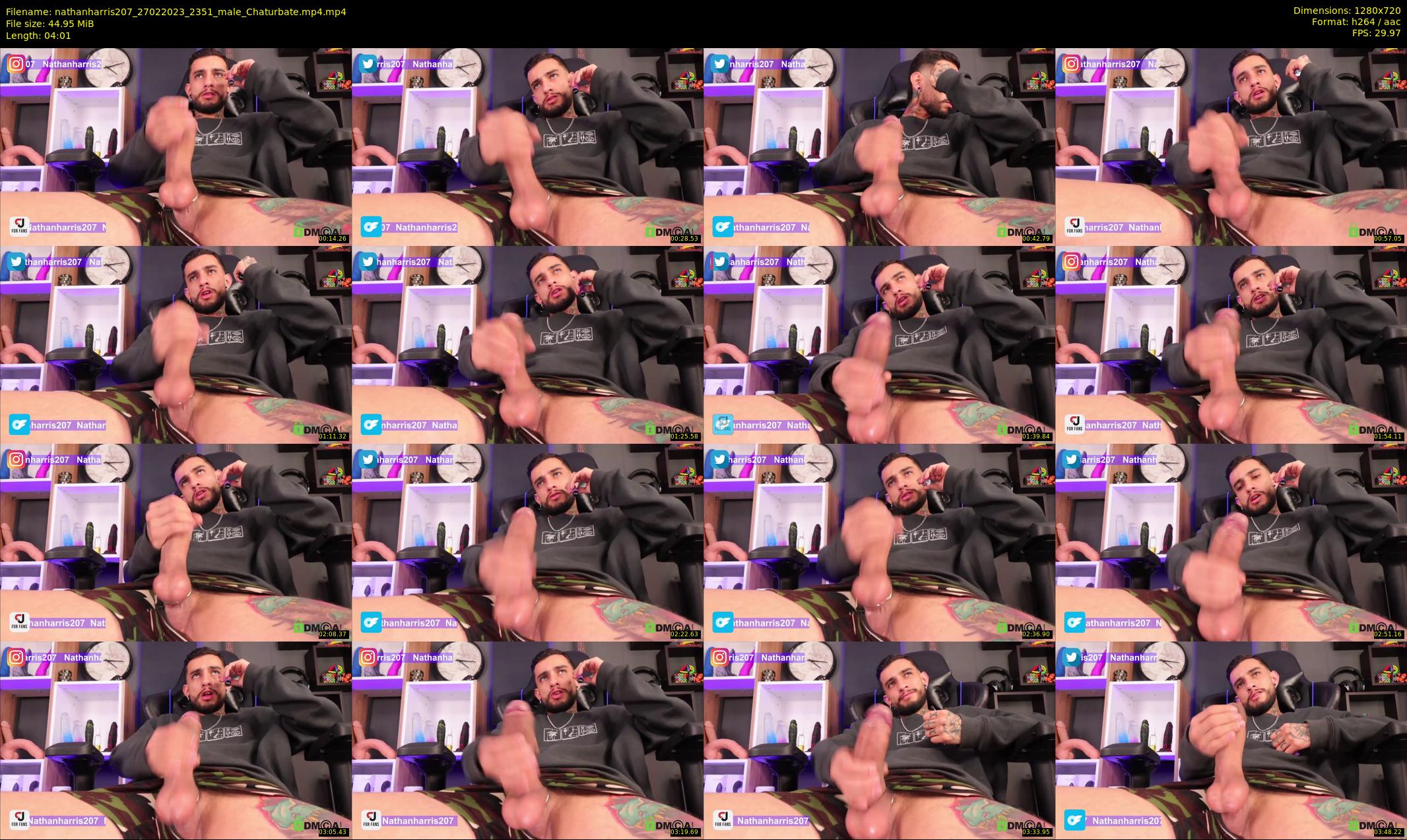nathanharris207 — 5 minute Chaturbate male cam show recording, 720p, Feb 27, 2023