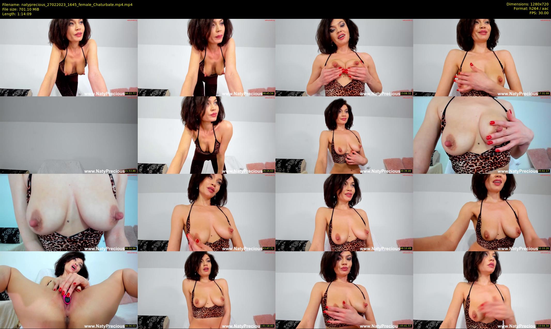 natyprecious — 75 minute Chaturbate female cam show recording, 720p, Feb 27, 2023