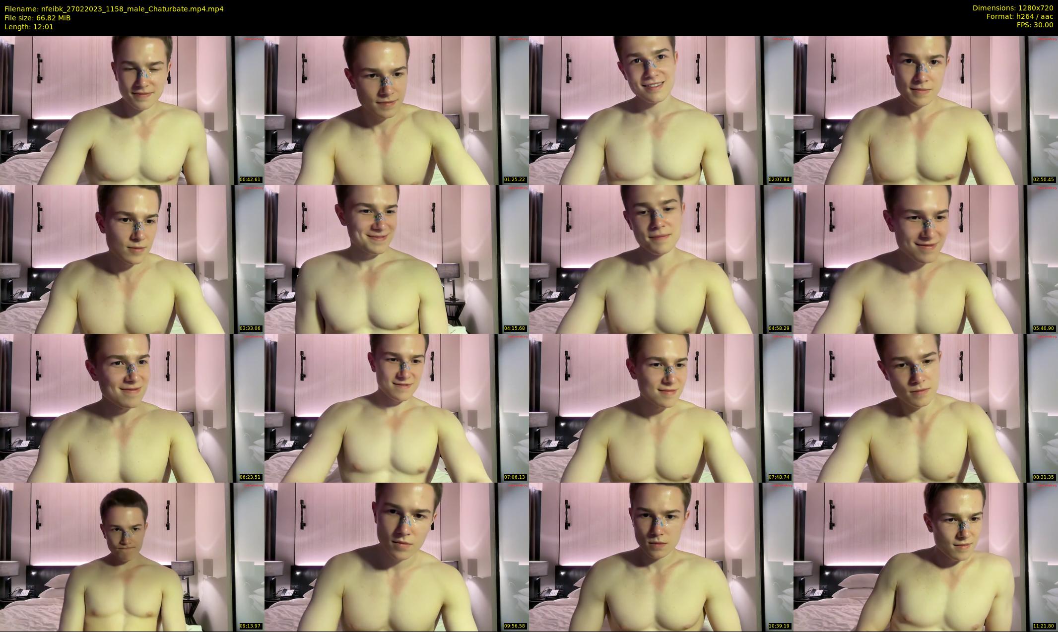 nfeibk — 13 minute Chaturbate male cam show recording, 720p, Feb 27, 2023