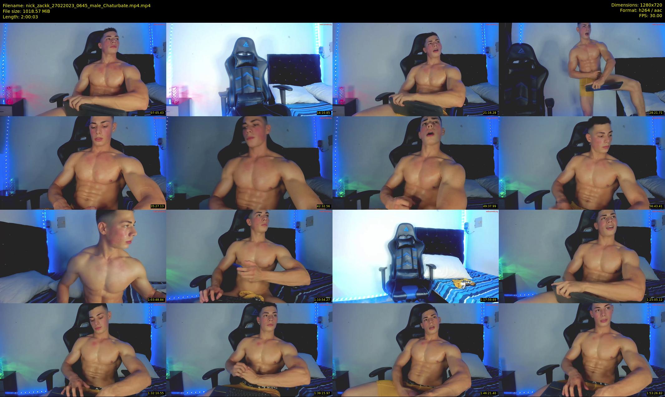 nick_zackk — 121 minute Chaturbate male cam show recording, 720p, Feb 27, 2023