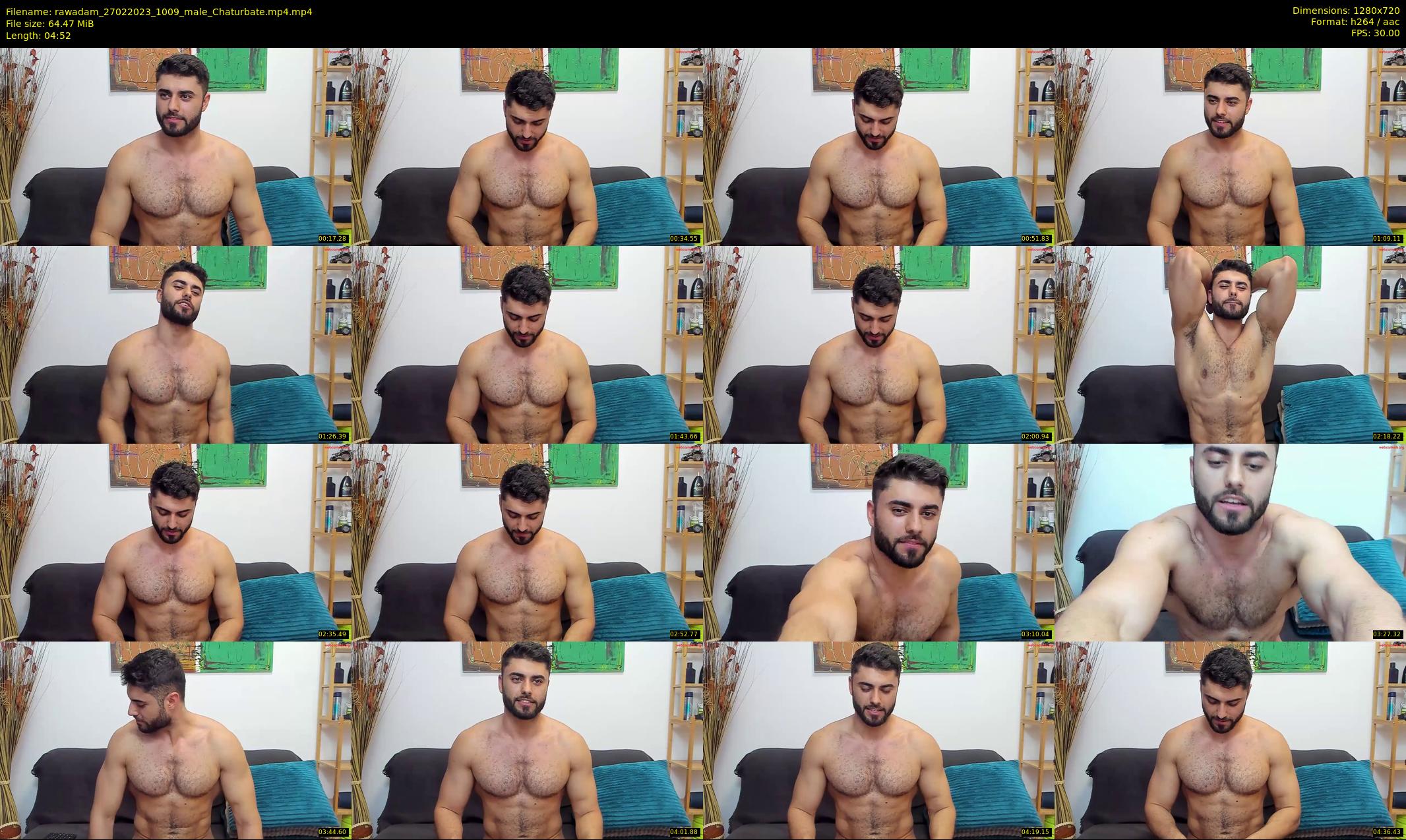rawadam — 5 minute Chaturbate male cam show recording, 720p, Feb 27, 2023