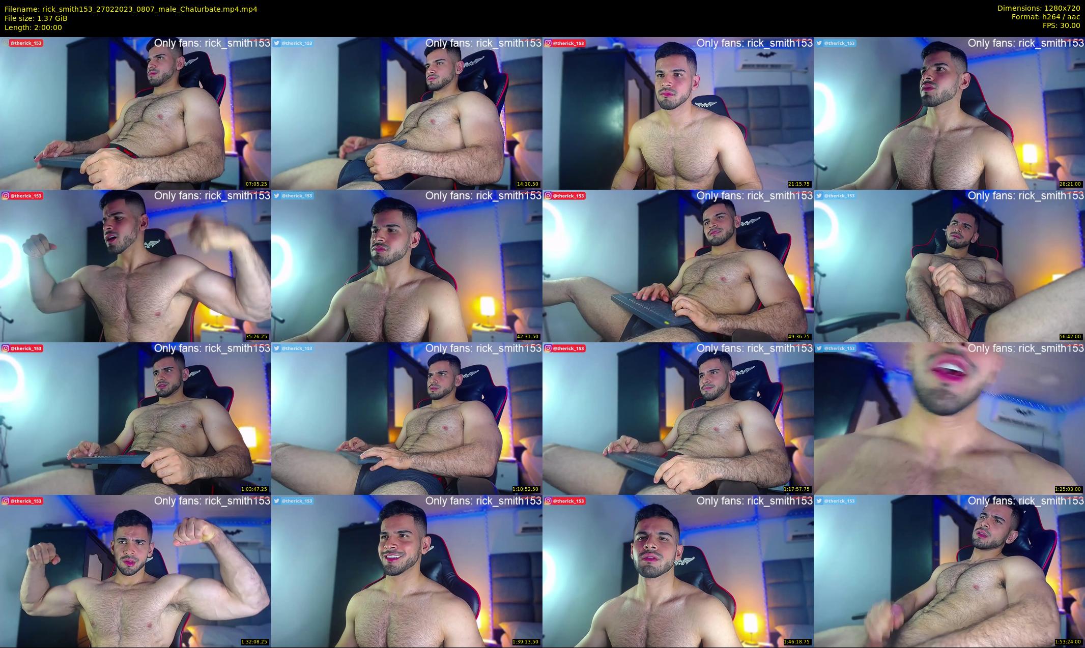 rick_smith153 — 120 minute Chaturbate male cam show recording, 720p, Feb 27, 2023