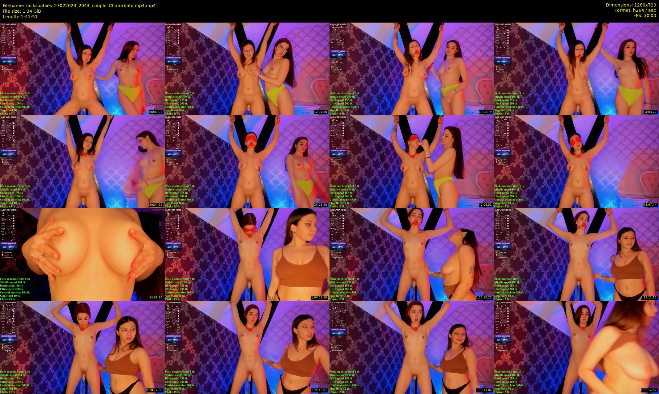 rocksbabies — 102 minute Chaturbate female cam show recording, 720p, Feb 27, 2023