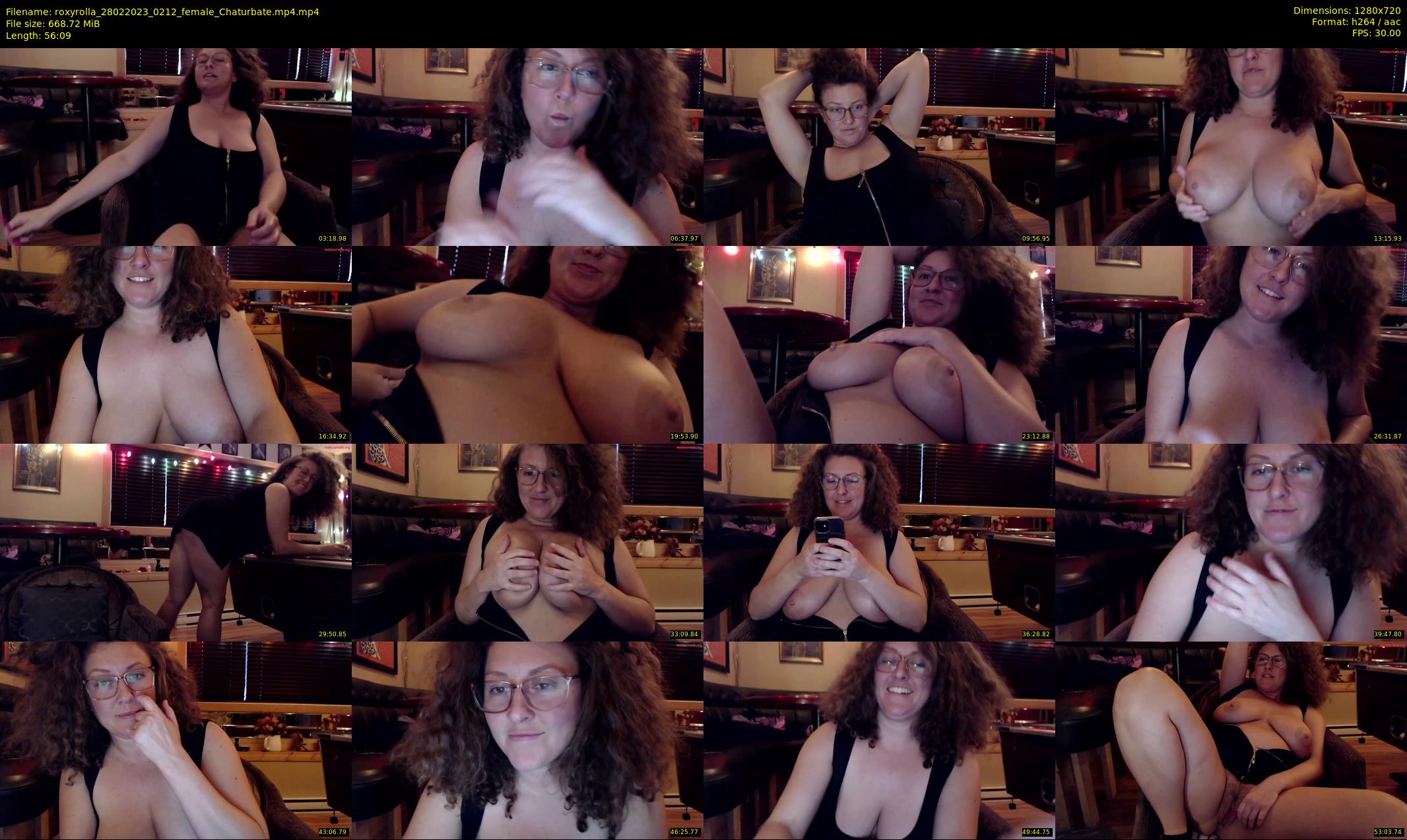roxyrolla — 57 minute Chaturbate female cam show recording, 720p, Feb 28, 2023